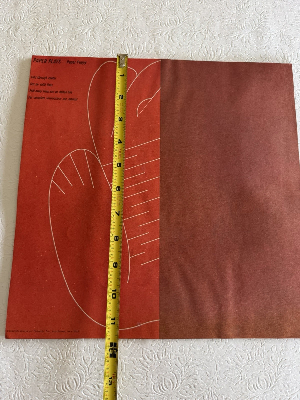 Vintage 1961 Paper Plays Style 2100 Sculptaper Craft Kit Paul Lobel Saks