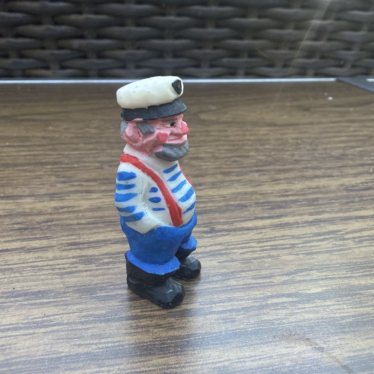 Vintage Salty Sailor Nautical Figurine Mini Maritime Collectible 1.5"
