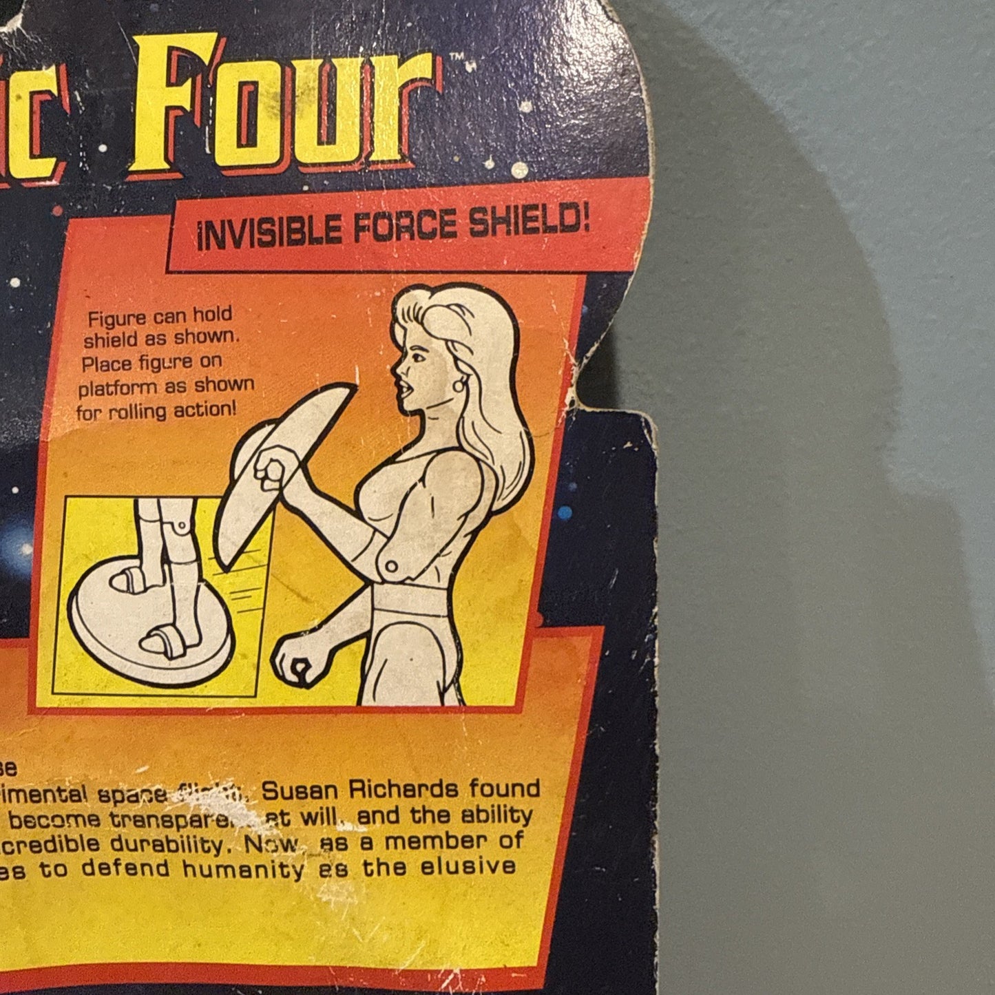 1995 ToyBiz Fantastic Four Invisible Woman Figure Marvel Sealed Vintage