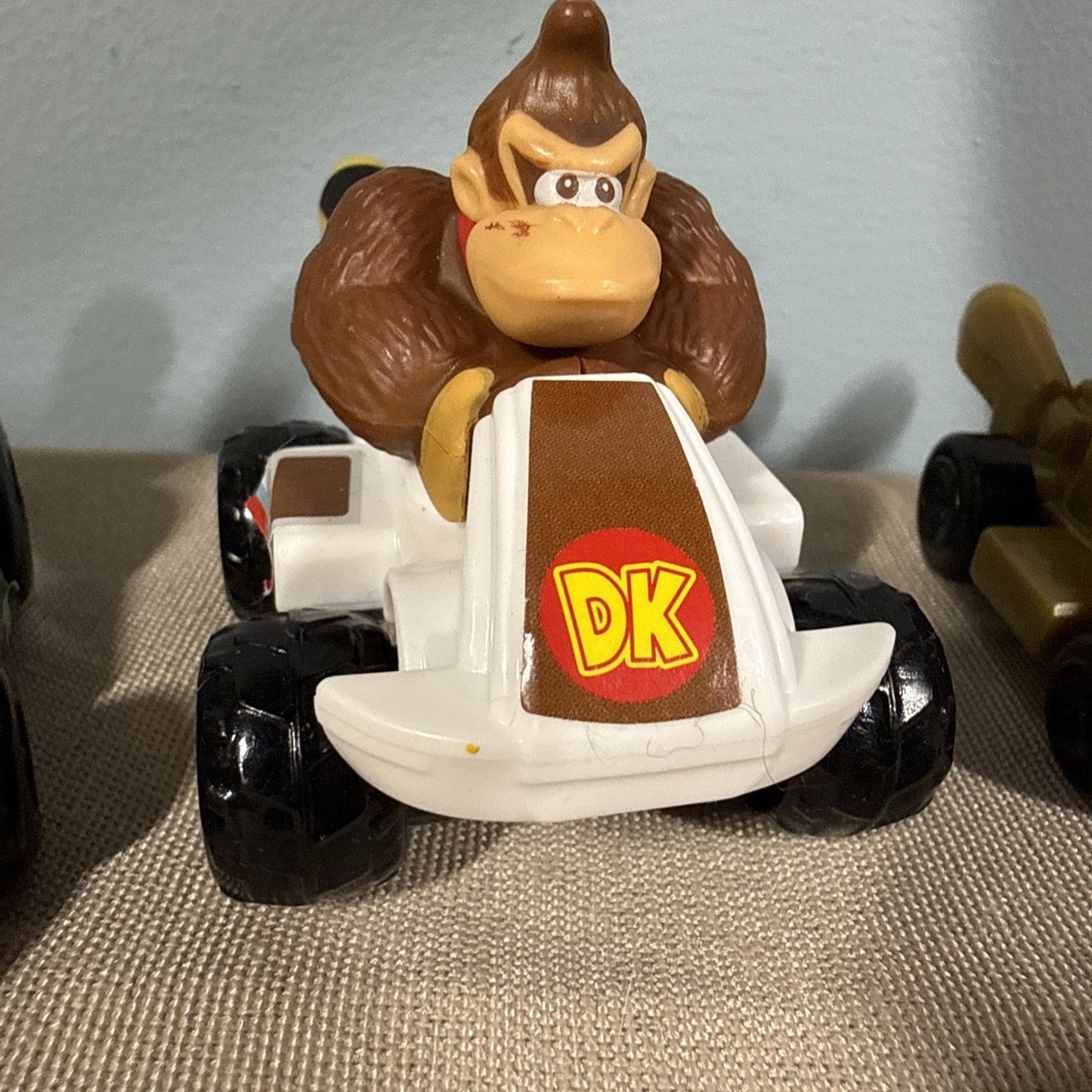Nintendo Mario Kart Figures Lot of 9 Peach Mario Luigi Toad Donkey Kong Shell