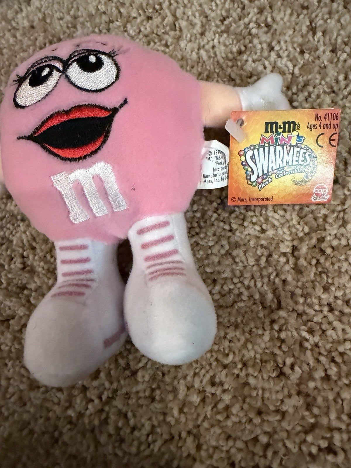 Vintage 1998 M&Ms Swarmees Plush Lot 7 Halloween Easter Candy Characters NWT