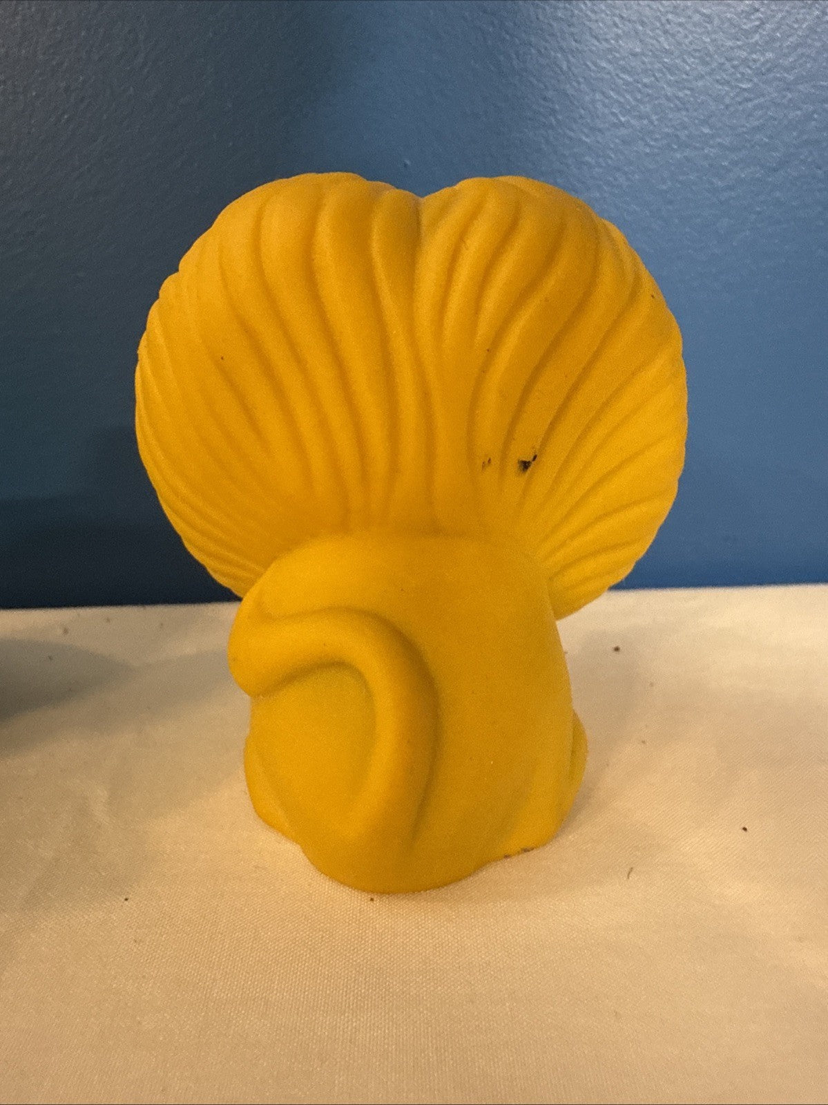 Vintage 1979 Baby Squeaky Toys Lot 3 Yellow Lion Green Elephant Red Fish 3-4in