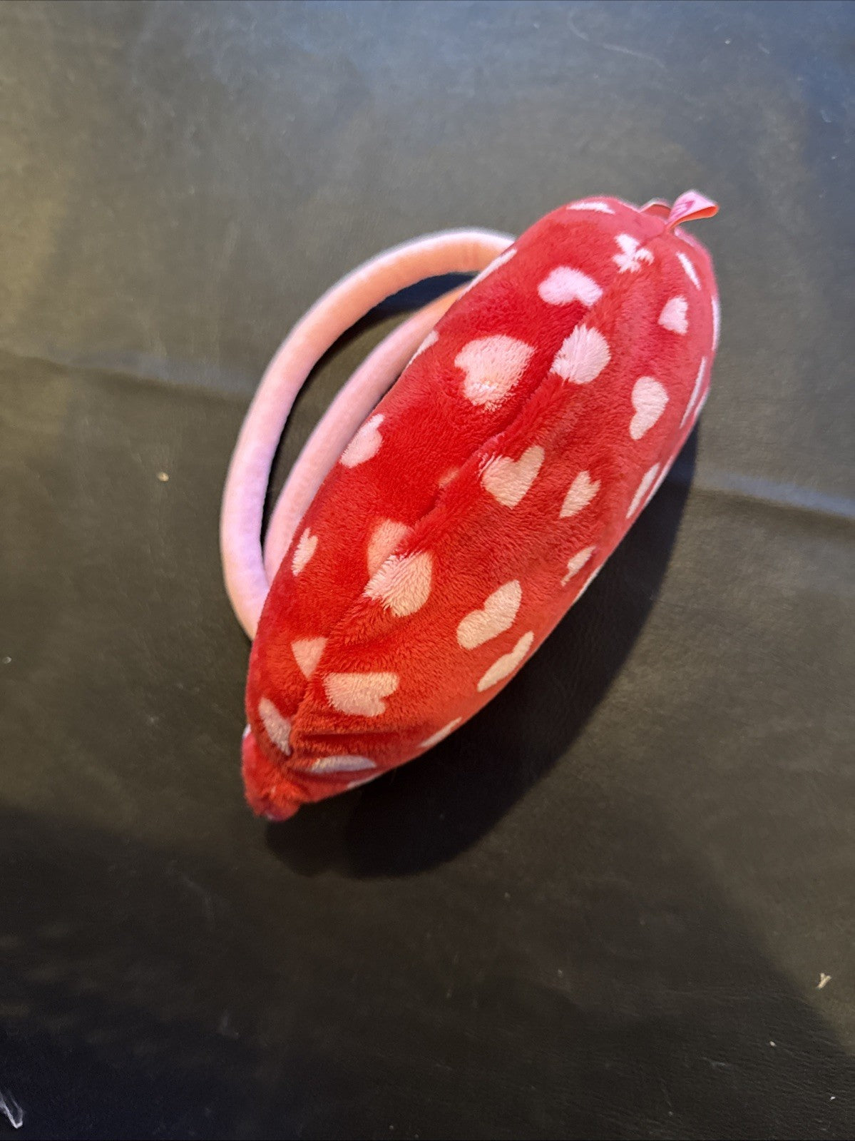 Ty Pinkys Smooches Purse Red Pink Hearts Plush NWT