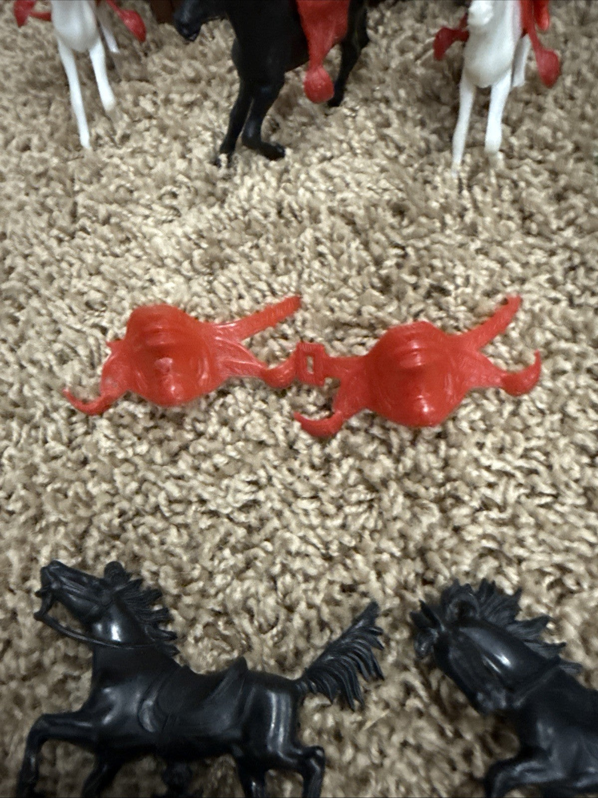 Vintage Jean Hoefler Fort Apache Western Set With Figures Horses Extras Germany