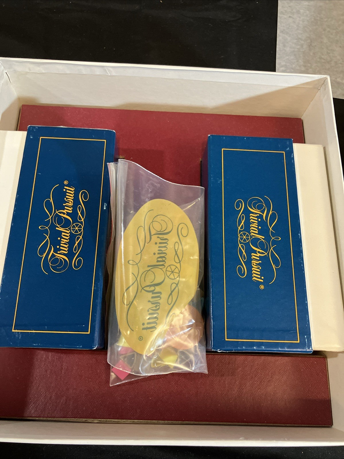 Vintage 1981 Trivial Pursuit Genius Edition Board Game Master Set