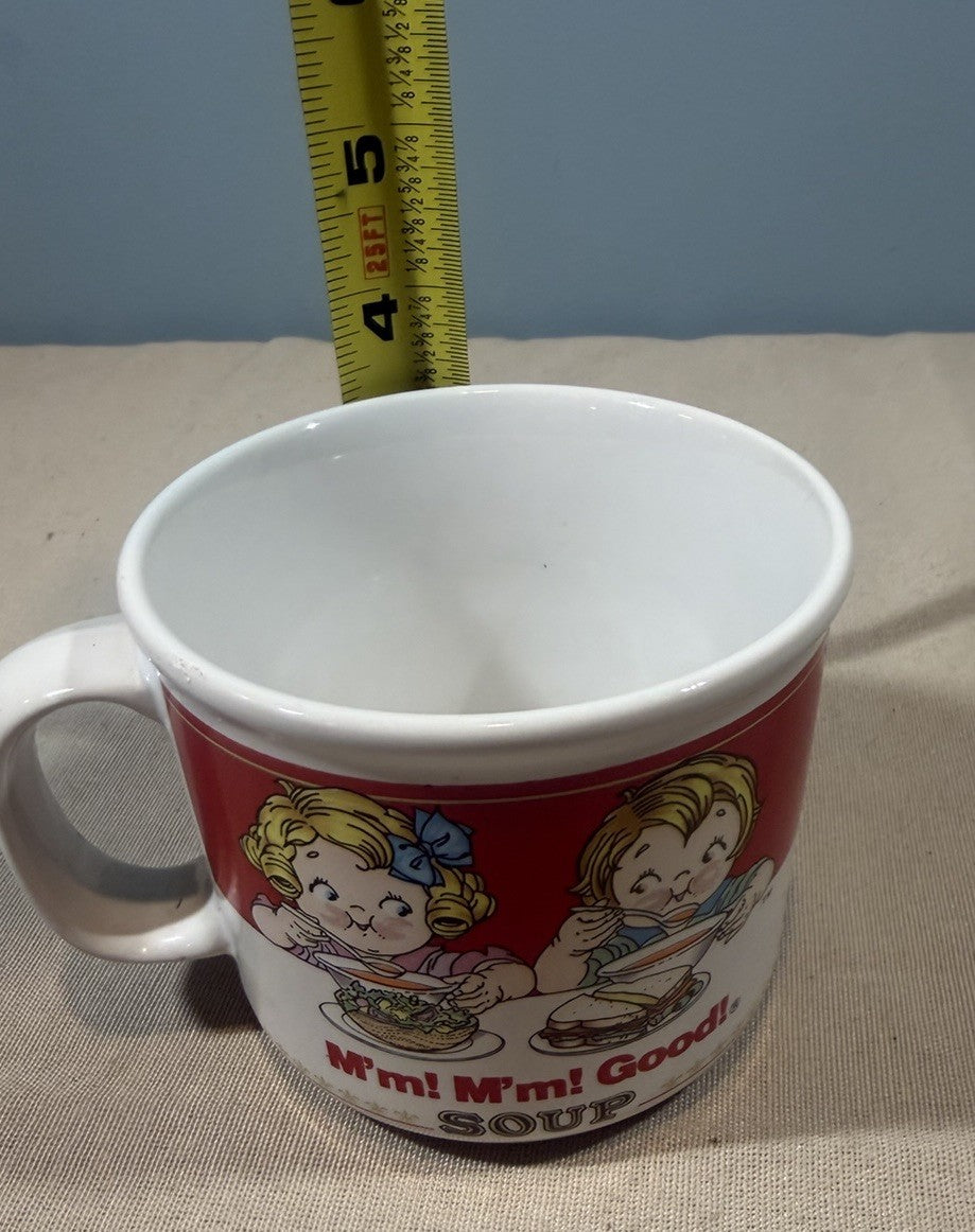 Vintage Campbell Soup Kids Mug 1991 Westwood Ceramic Cup M'm Good