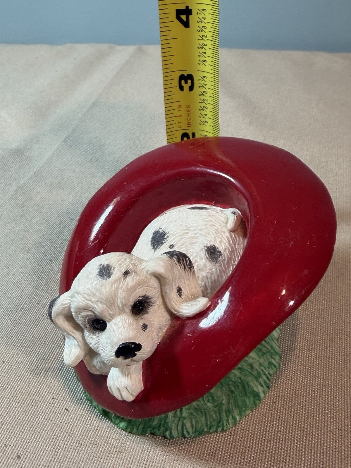Vintage Dalmatian Puppy Figurine Kelsey Collection Resin Dog Statue