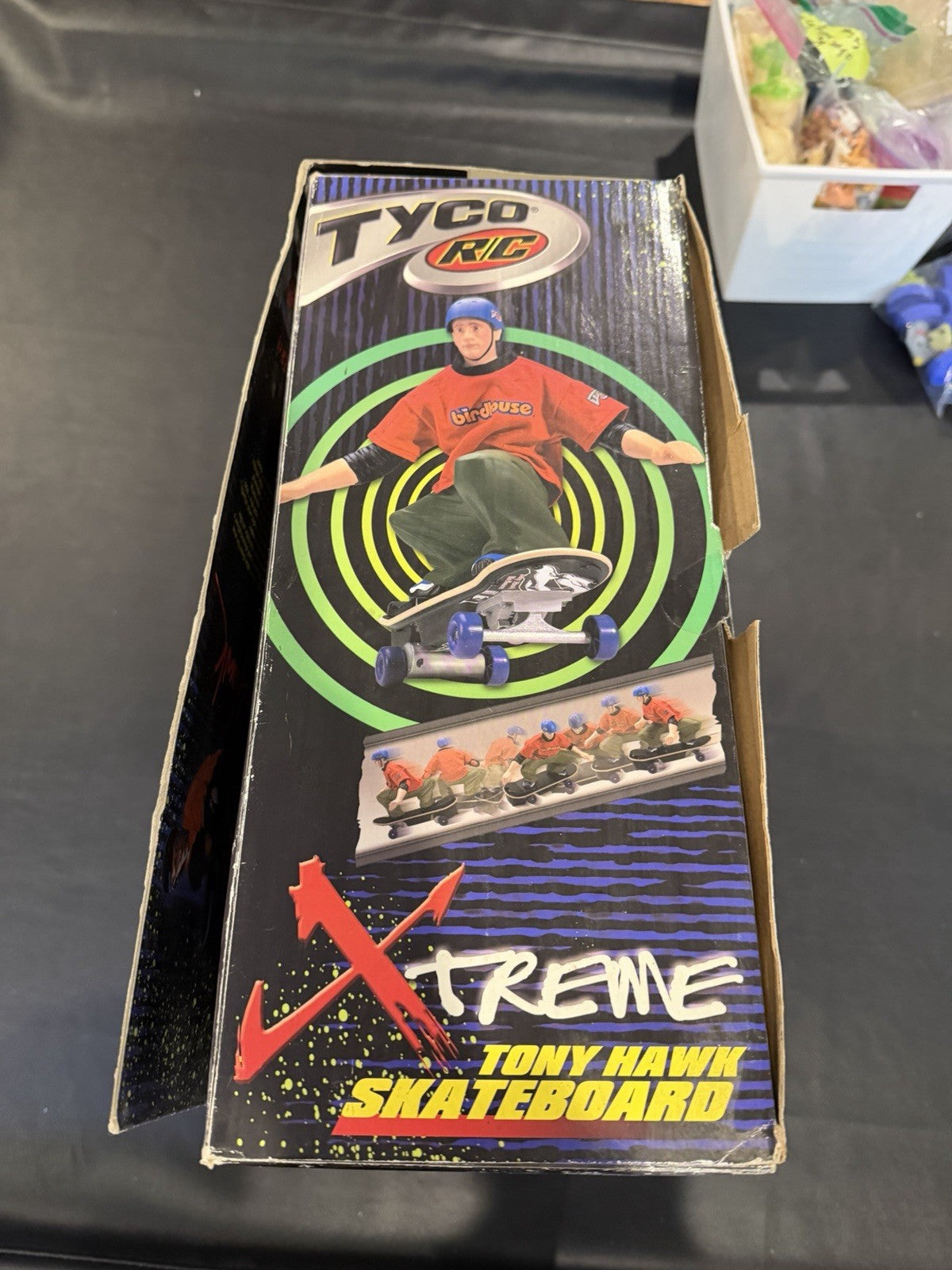 Tyco RC Tony Hawk Xtreme Skateboard Radio Control Toy New in Box 2001 Rare