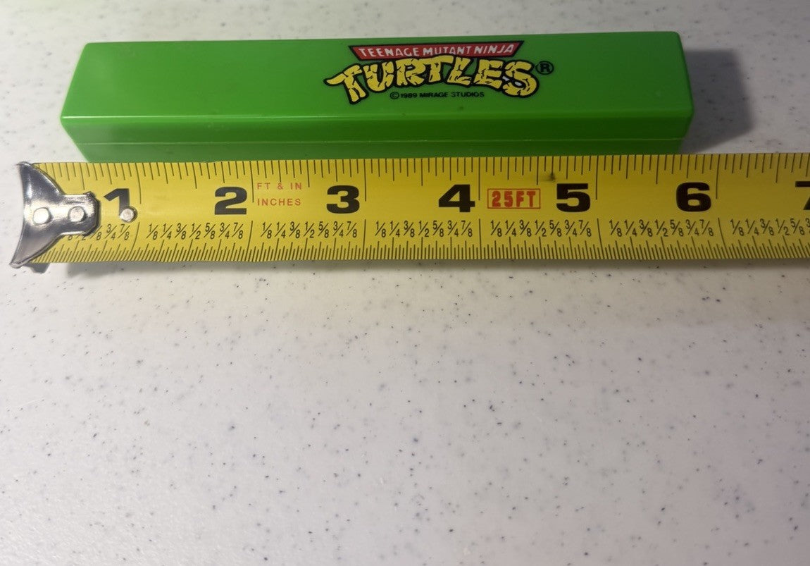 Vintage 1989 TMNT Grooming Set Soap Box Toothbrush Case Hairbrush Mirage Lot