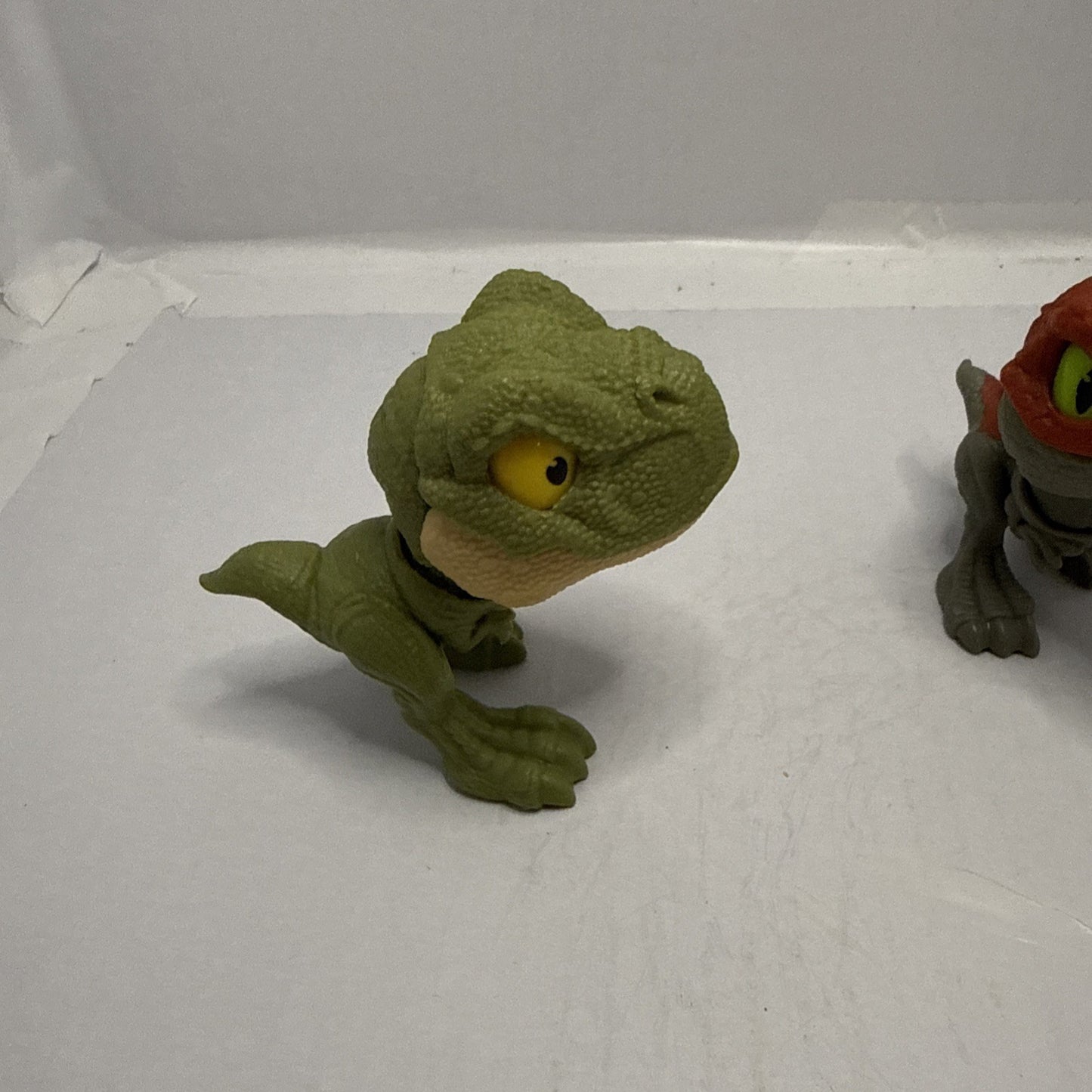 Animal Bitz Biting Toys Lot of 6 Hippo Chameleon 4 Dinosaur