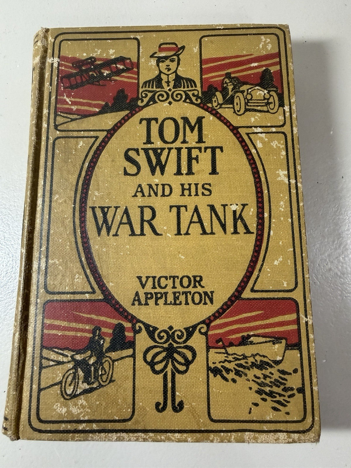 Vintage Tom Swift Books Lot 3 Motor Boat War Tank Victor Appleton Grosset Dunlap