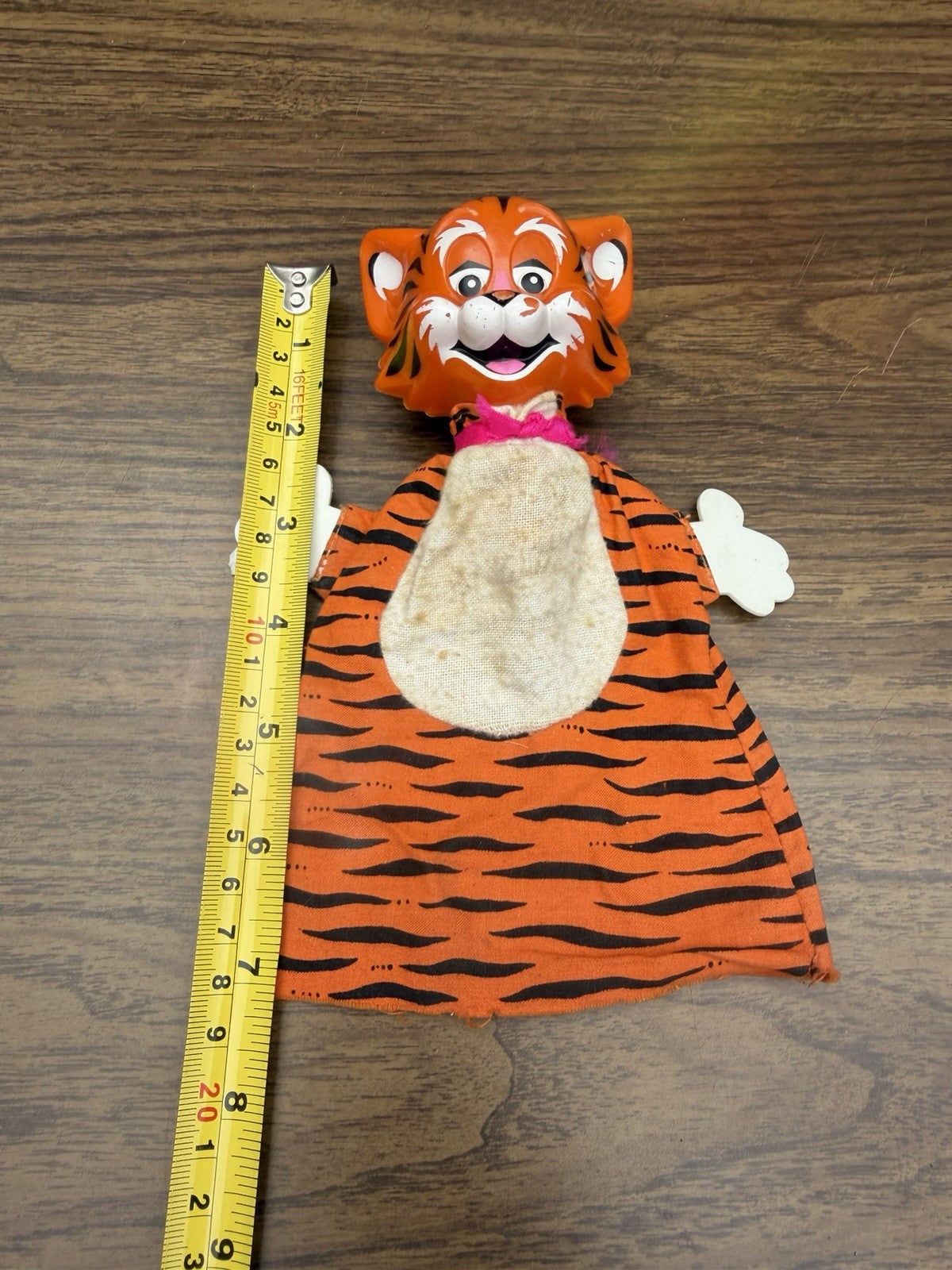 Vintage Animal Fair Puppet Plush Lot Walrus Tiger Shaggy Dog 5 Piece Set