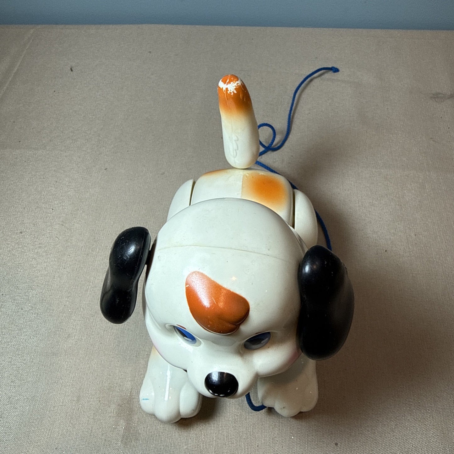Fisher Price Pull String Puppy Dog #999 Walking Toy 1999 Moving Head & Legs