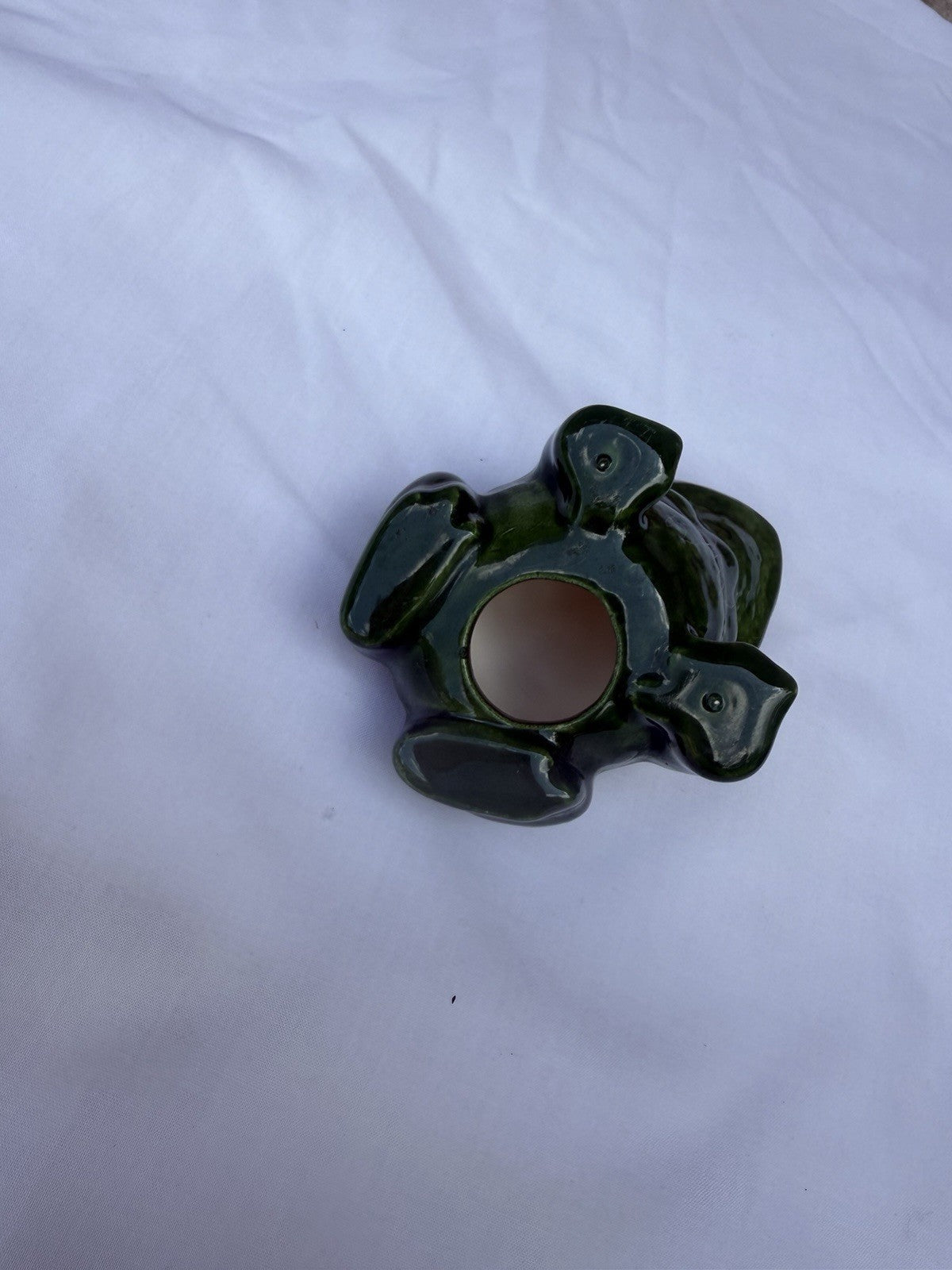 Vintage Frog Figurine Collection Ceramic Glass Cast Iron Art Pottery Mixed Lot