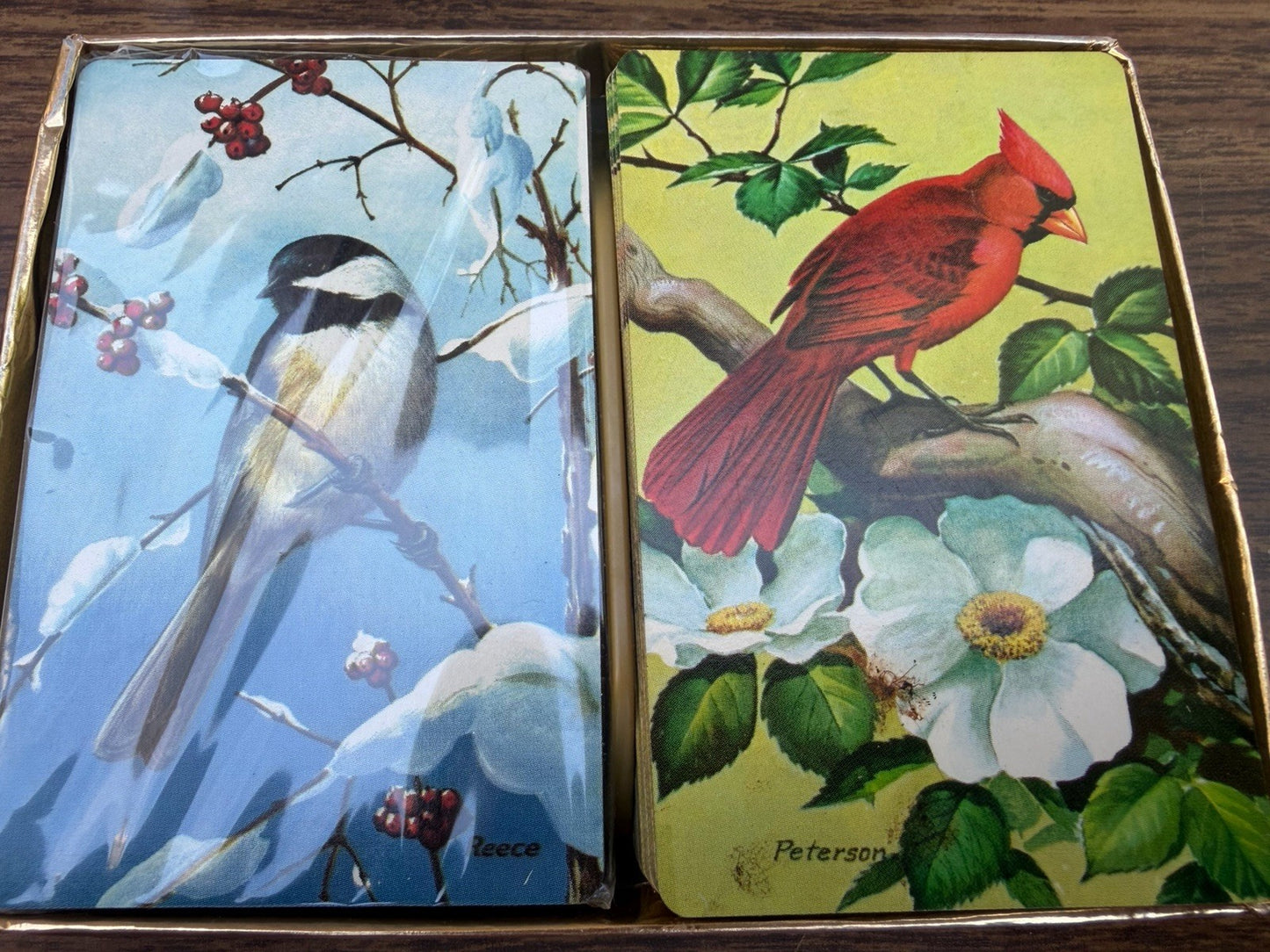 National Wildlife Federation Songbirds Double Deck Playing Cards Sealed Vintage