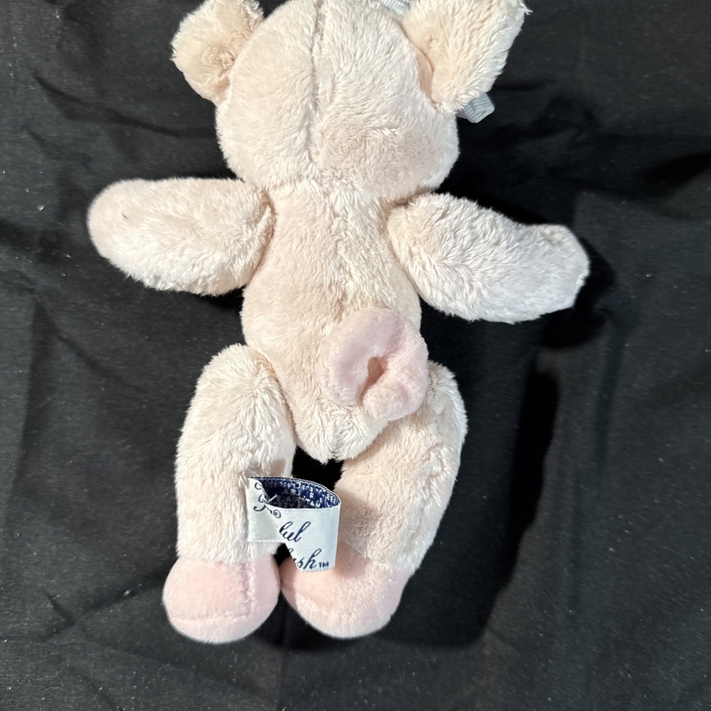 Vintage Chrisha Plush Rabbits Cow Pig Sheep 1999 Toys Lot 5 with Sweaters