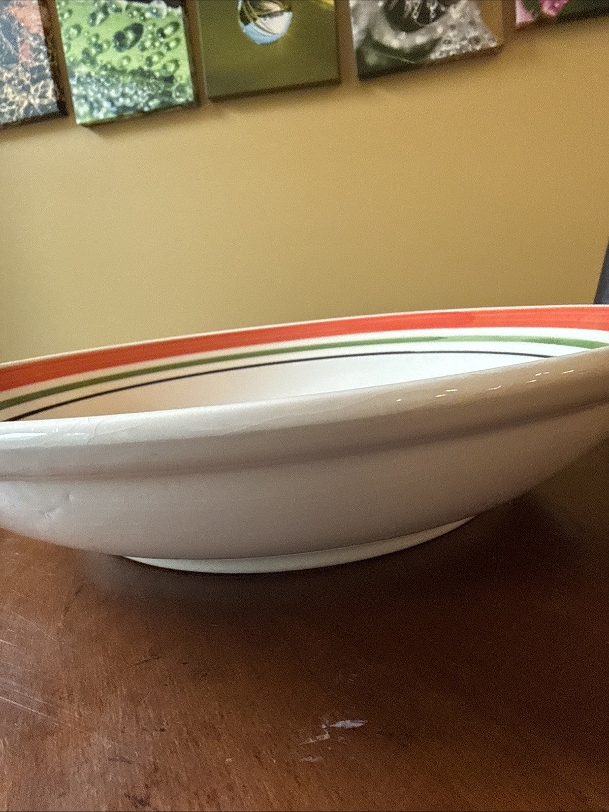 Vintage Buona San Remo Italia Pasta Serving Bowl Made In Italy Himark