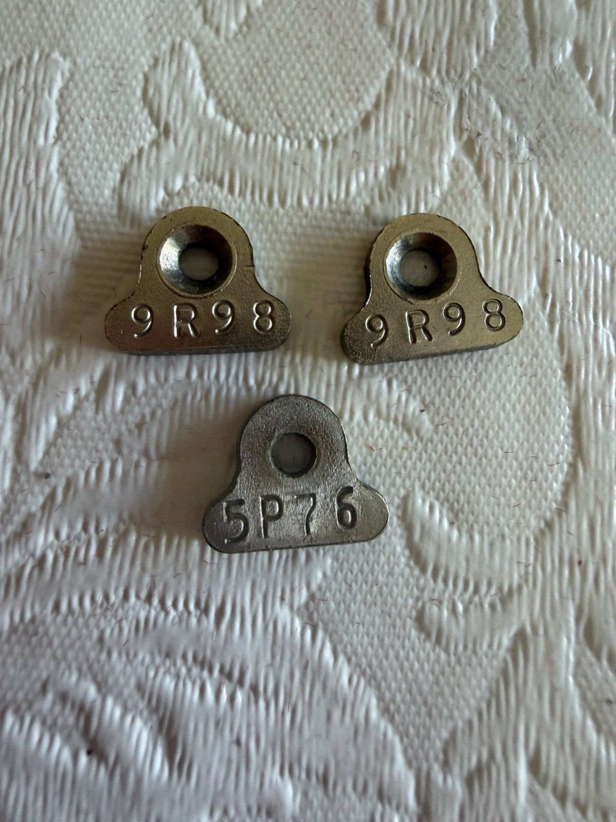 Vintage GM Chevrolet Knockout Plugs Briggs Stratton 9R98 Key Tags Parts Lot