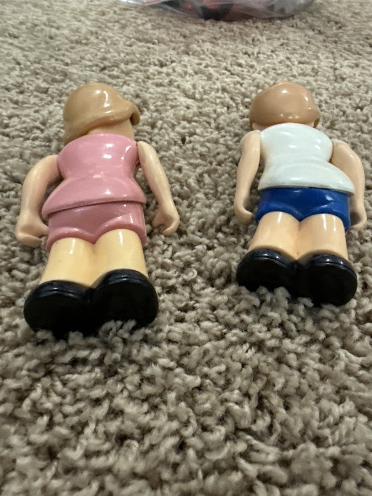 Vintage Little Tikes Dollhouse Family Mom Boy People Figures Lot Of 2