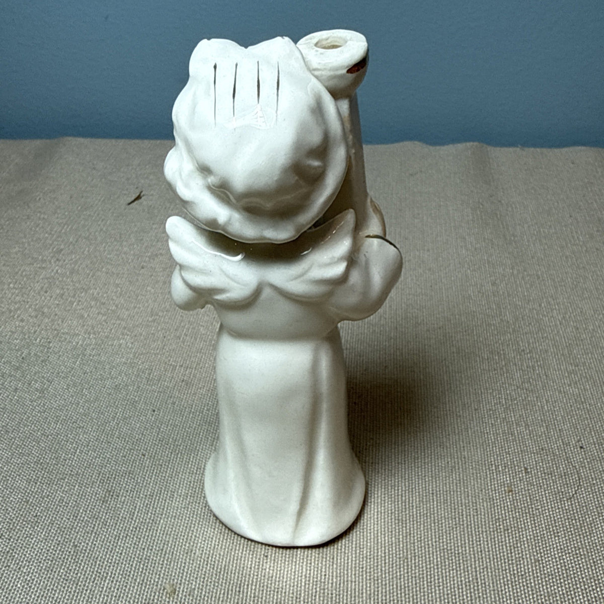 Vintage Noel Choir Angel Candle Holders Commodore Japan Hand Painted Christmas