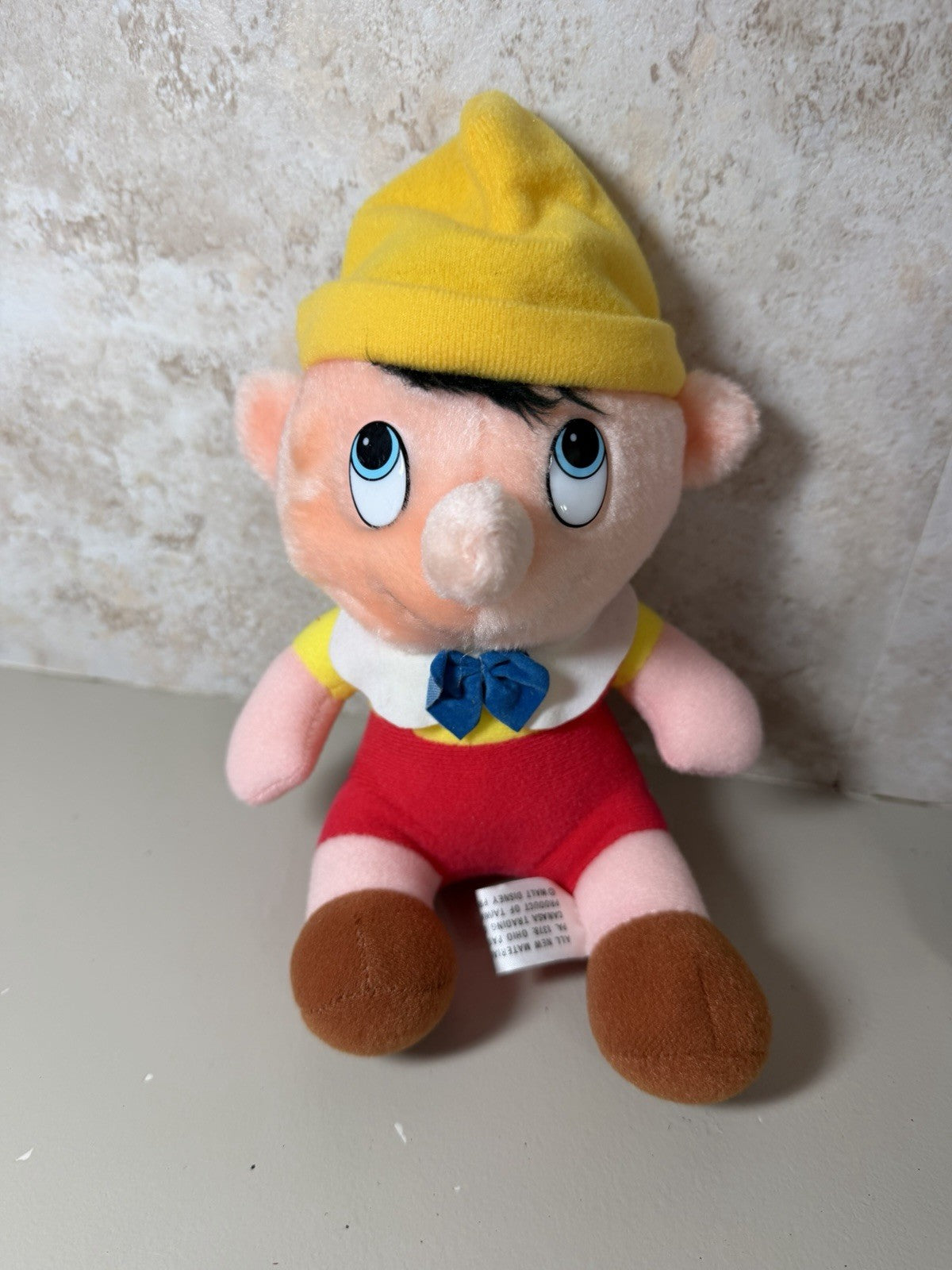 Vintage Walt Disney Animated Classic Film Plush Dumbo Pinocchio Lady Bambi 5 pcs