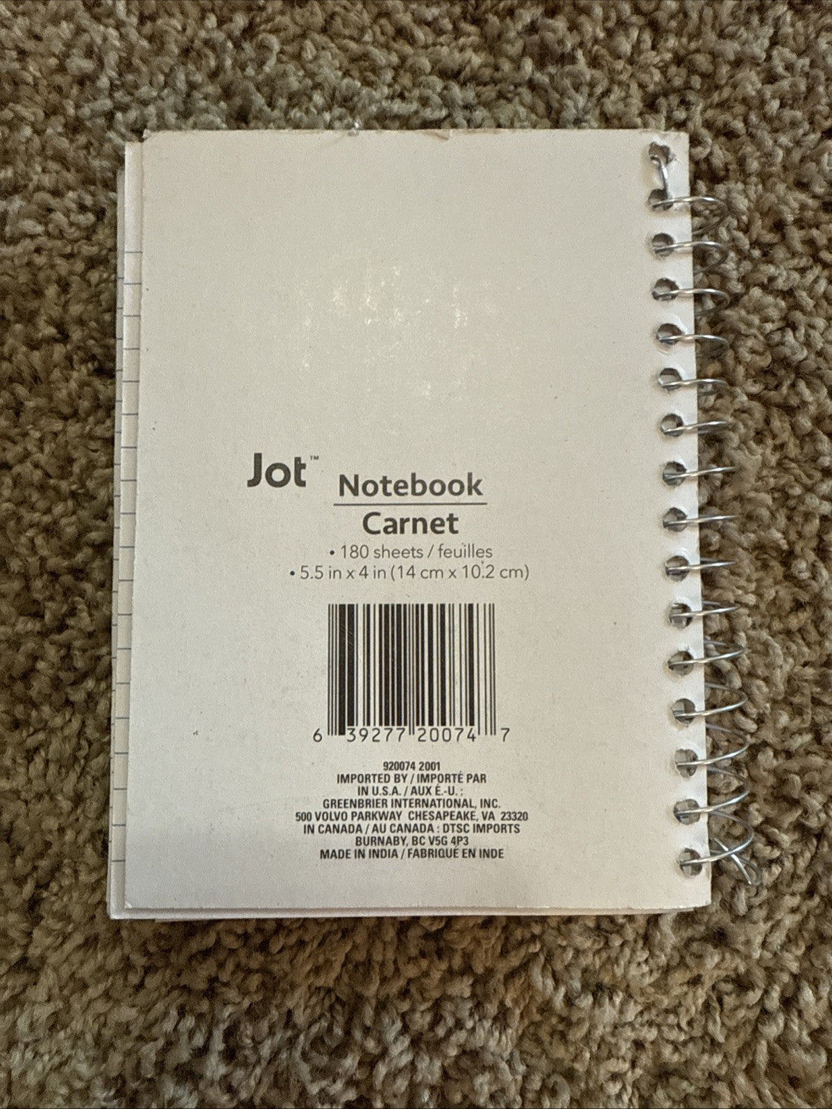 Lot of 3 Spiral Carnet Notebooks Journals – Good Vibes Only, Planets, Chevron