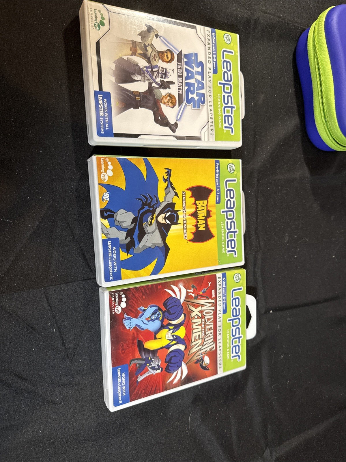 LeapFrog LeapPad 2 Explorer Tablet w Case 3 Games No Charger Batman Star Wars