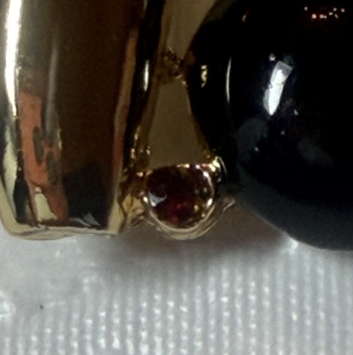 Vintage Bowling Pin and Ball Mini Brooch Pin Lot Gold Tone Red Rhinestone Accent