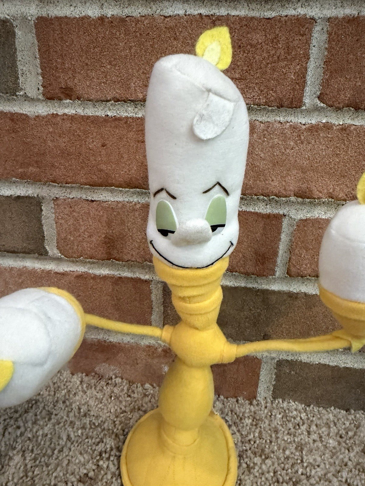 Vintage Disney Beauty Beast Plush Lot Lumiere Mrs Potts Chip Applause Characters