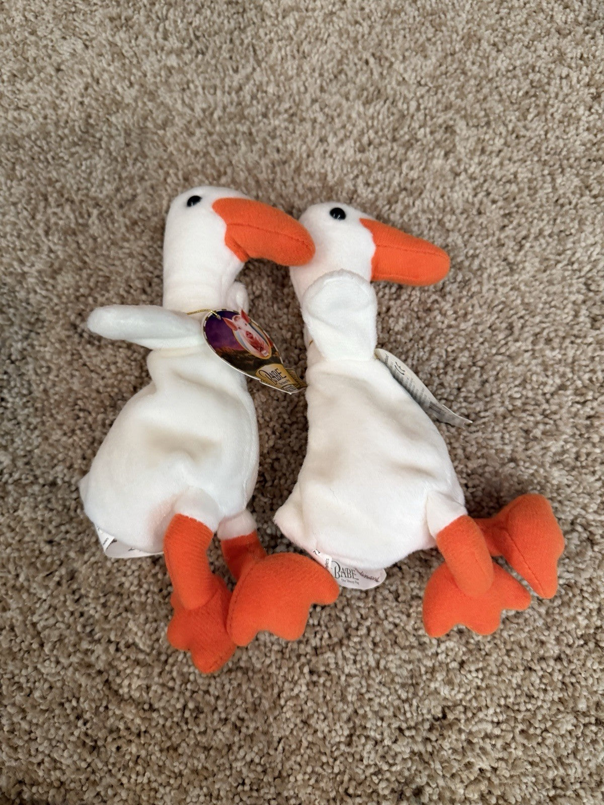 Vintage Babe Gallant Pig Gund Plush Animal Pig Sheep Ducks Dogs Farm Lot of 6