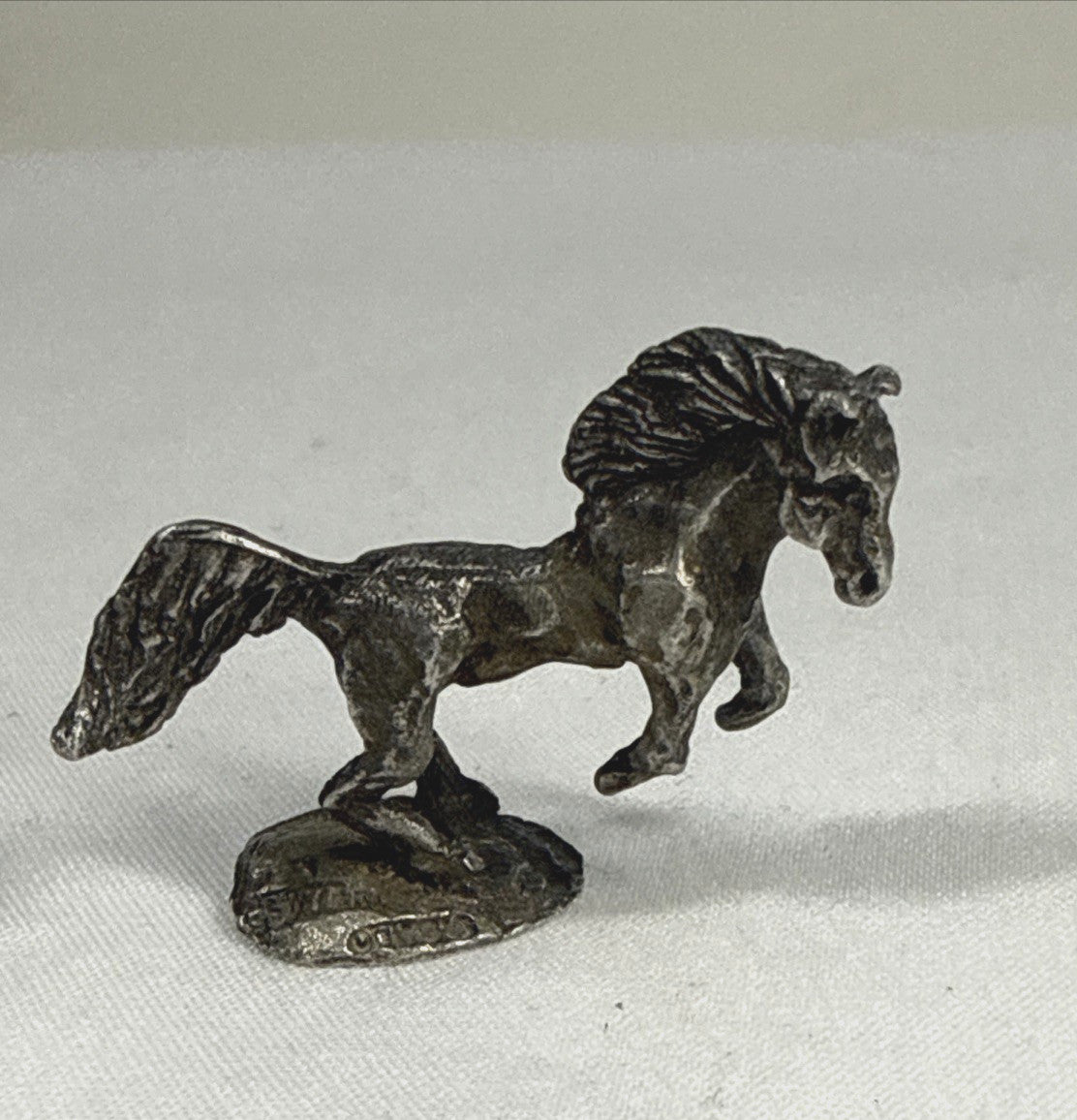 Micro Mini Pewter Model Horse Figurine 1.5 inch Must Have Horse Collectible