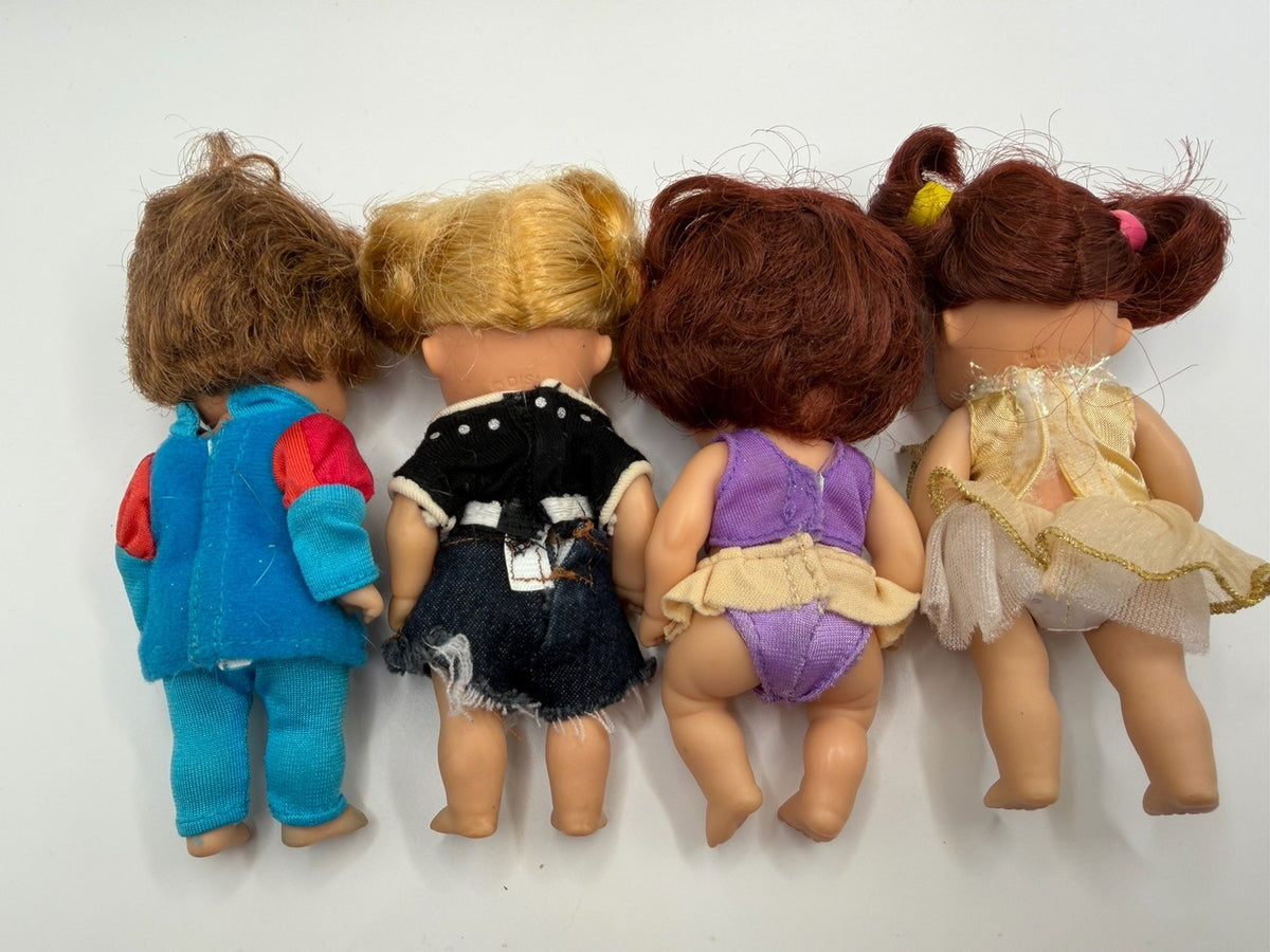 Lot of 4 Disney Princess Toddler Mini Dolls Jasmine Peter Pan Figures Toy Set