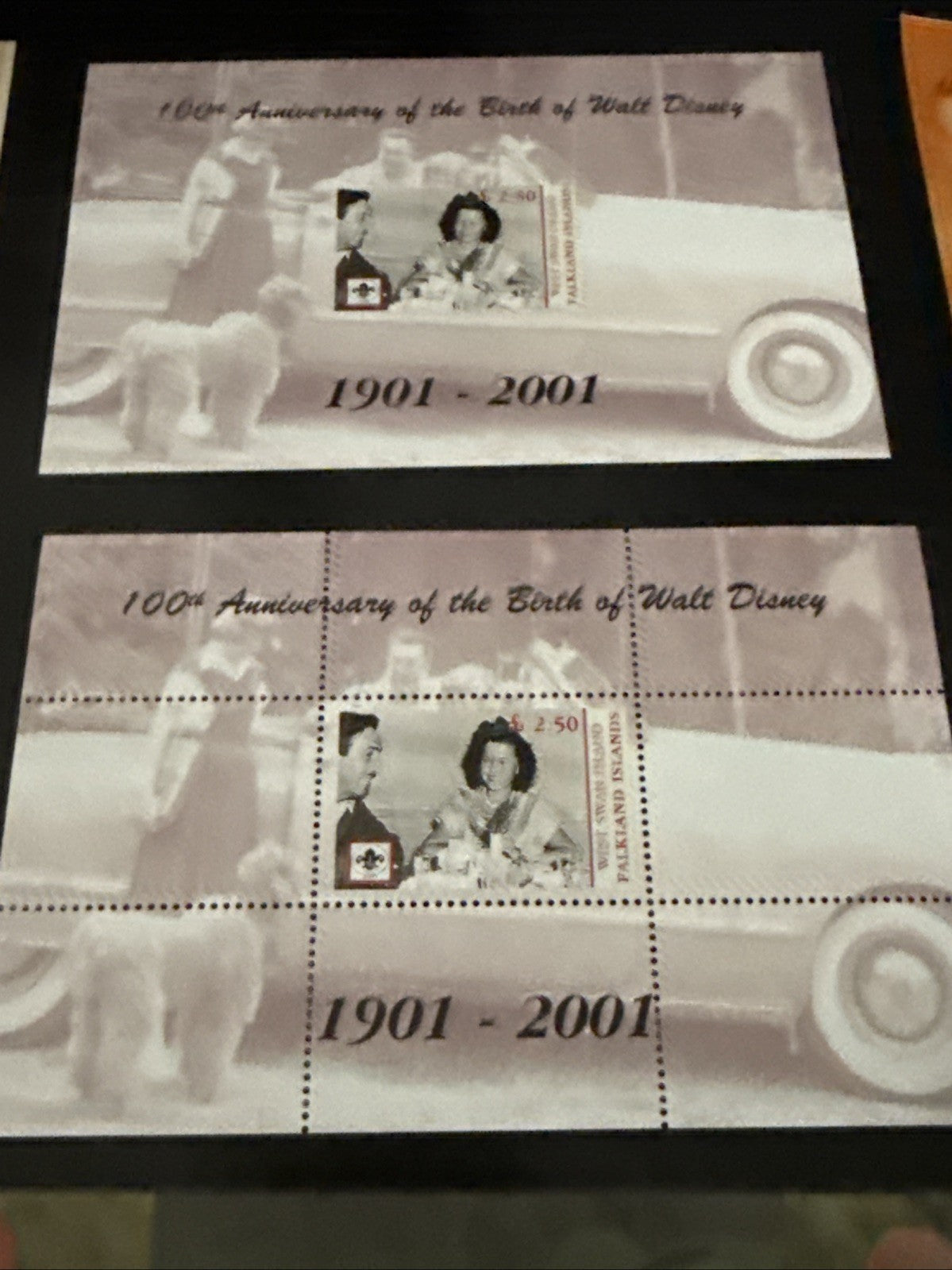 Walt Disney 100th Anniv Millennium Stamp Lot Angola Falklands FDC Souvenir Sheet
