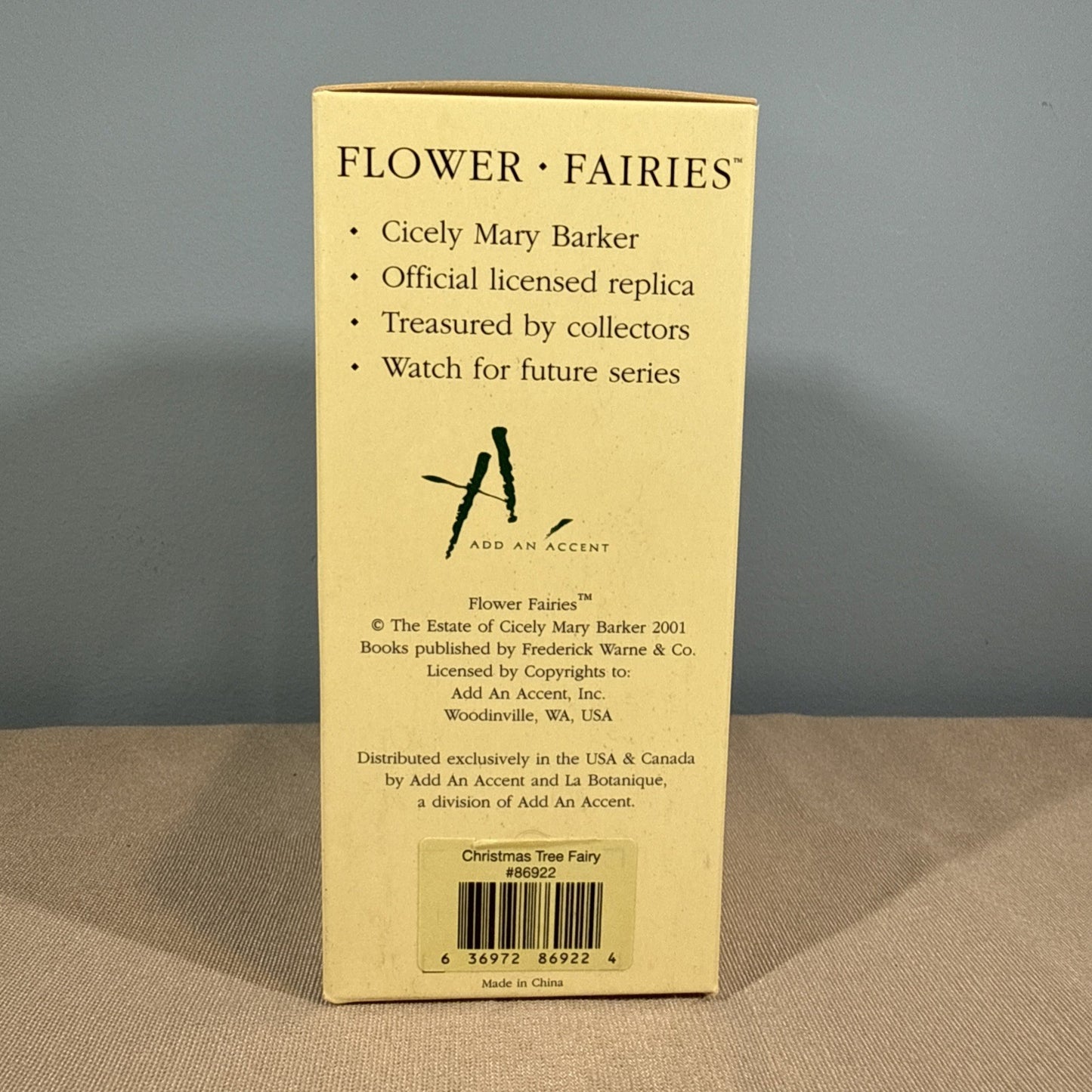 Cicely Mary Barker Retired CHRISTMAS TREE FAIRY Flower Fairies Figurine #86922