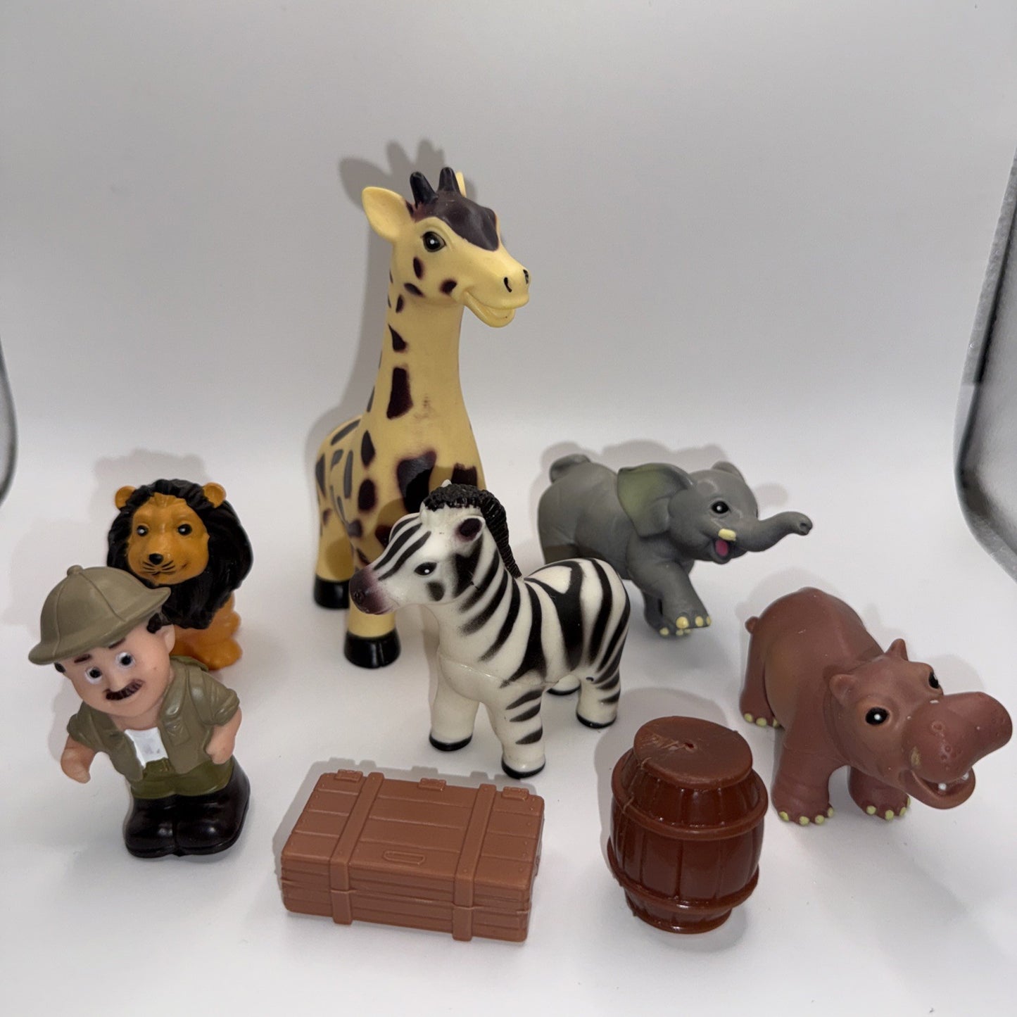 Safari Animals Ranger Figures Lot Wildlife Toy Set Mixed Figures Vinyl Bath Toys