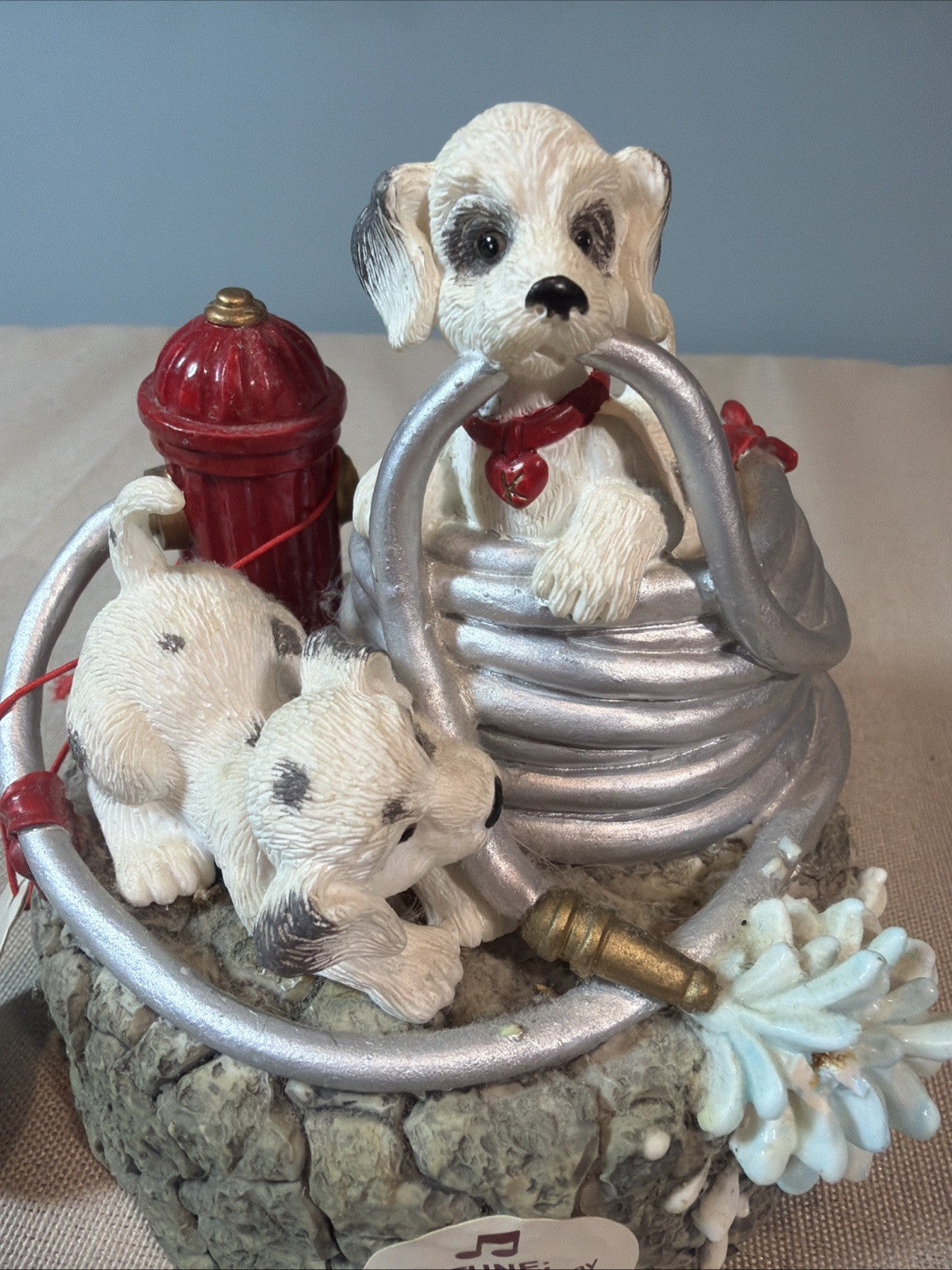 Kelsey Collection Music Box Dalmatian Where Has My Little Doggie Gone