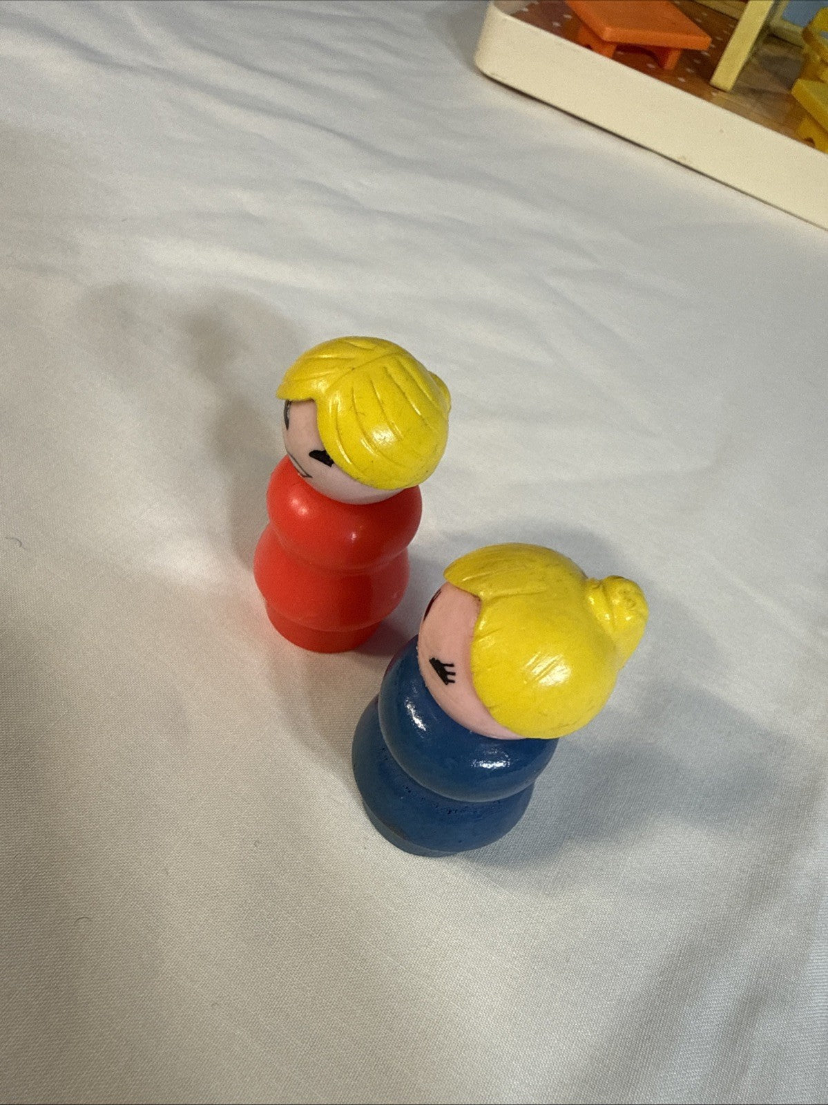 Vintage Fisher Price Little People Nursery School 929 Playset Figures No Roof