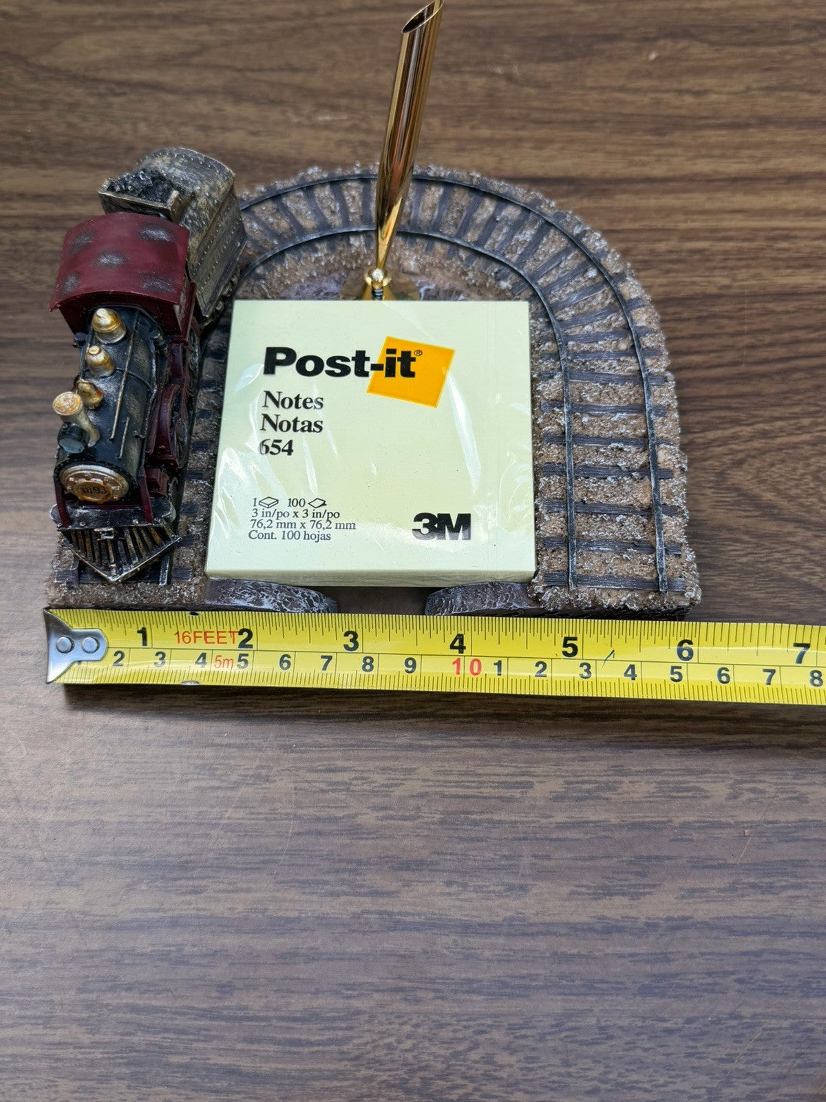 Vanmark Central Station Train Post It Note Holder Desk Pen Stand 2000