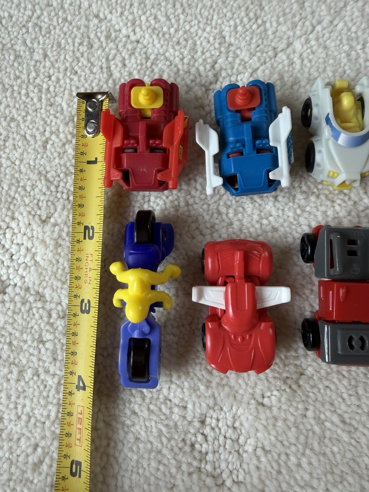 Vintage Kinder Surprise & Fast Food Toy Lot of 100+ Miniature Vehicles & Figures