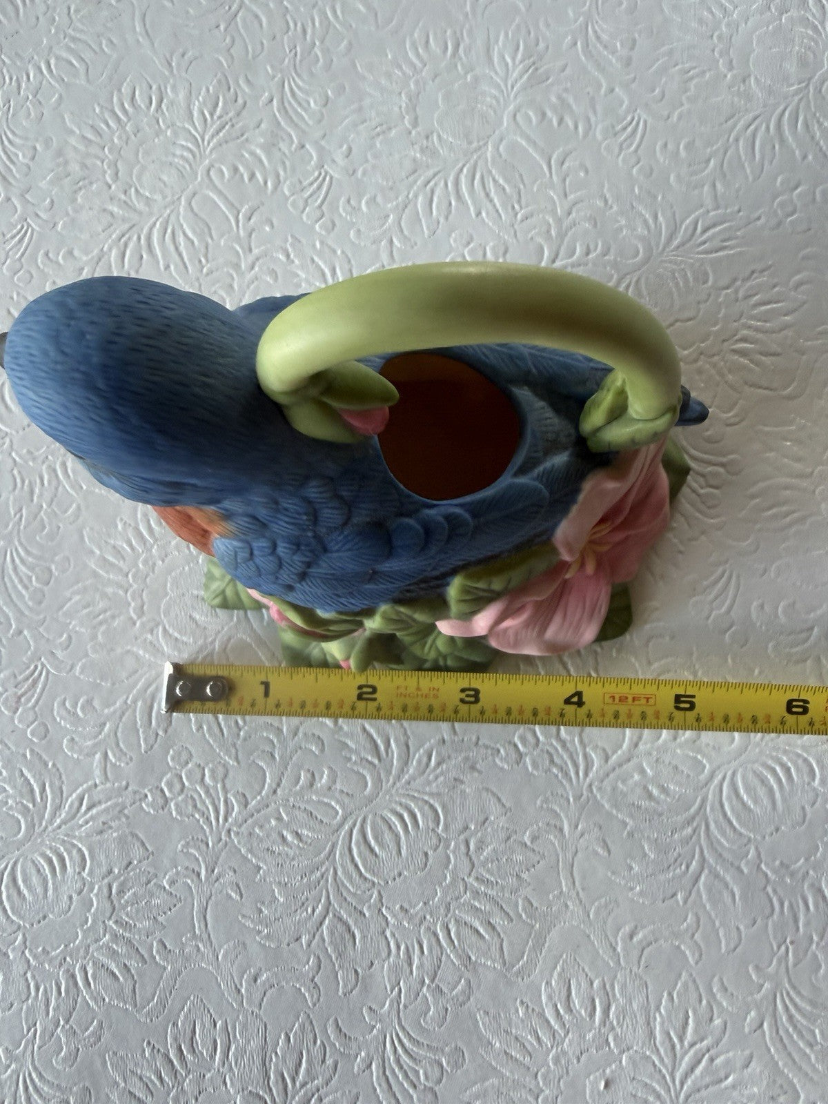 Lenox Summer Greetings Blue Bird Creamer Catherine McClung Porcelain Pitcher