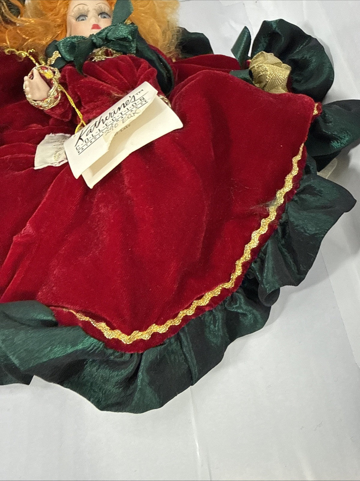 Katherines Collection Wayne Kleski Christmas Dolls Velvet Pair NWT