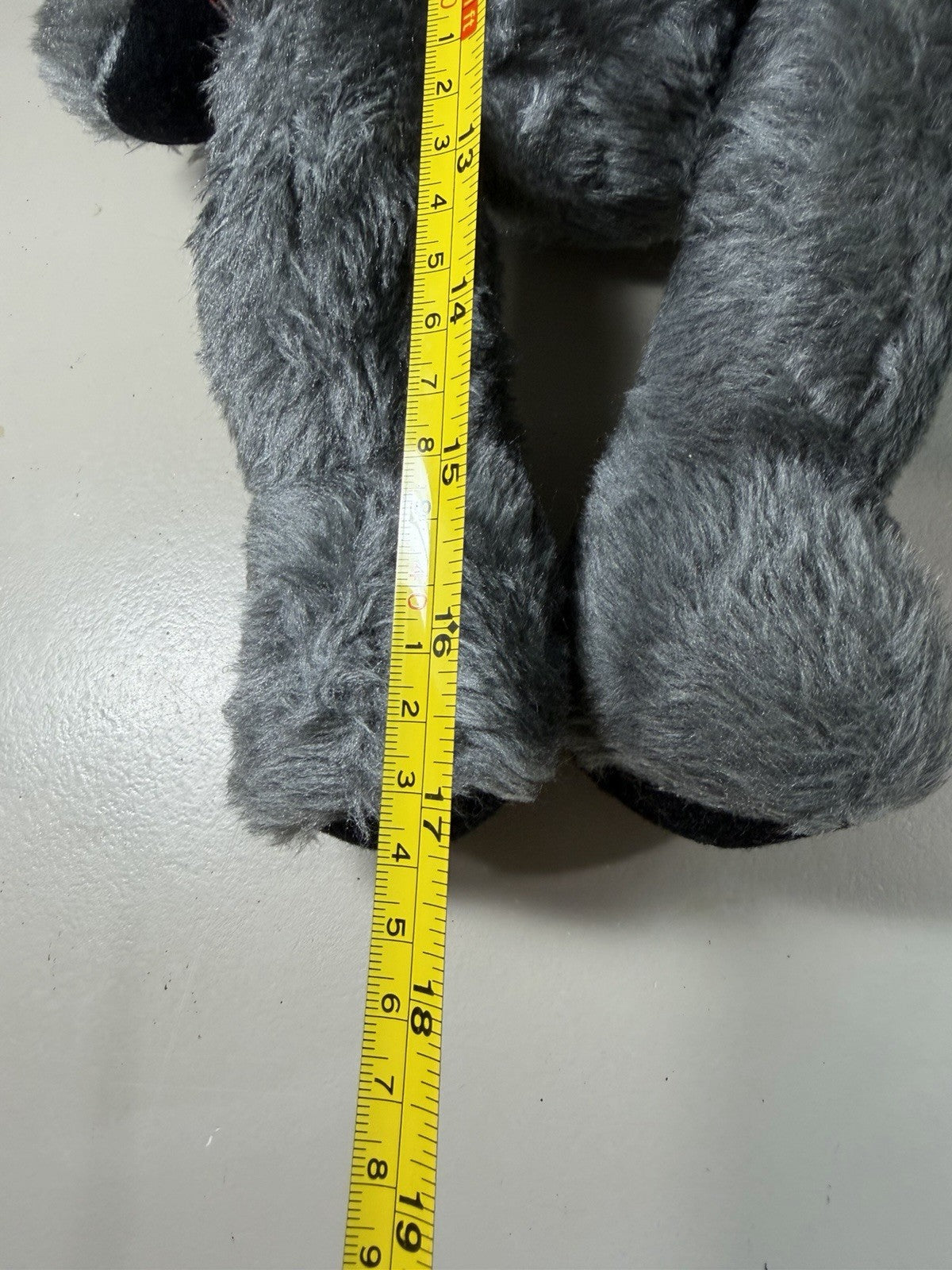 Ohio State Buckeyes Teddy Bear Coach Plaid Outfit Gray Plush 16" OSU