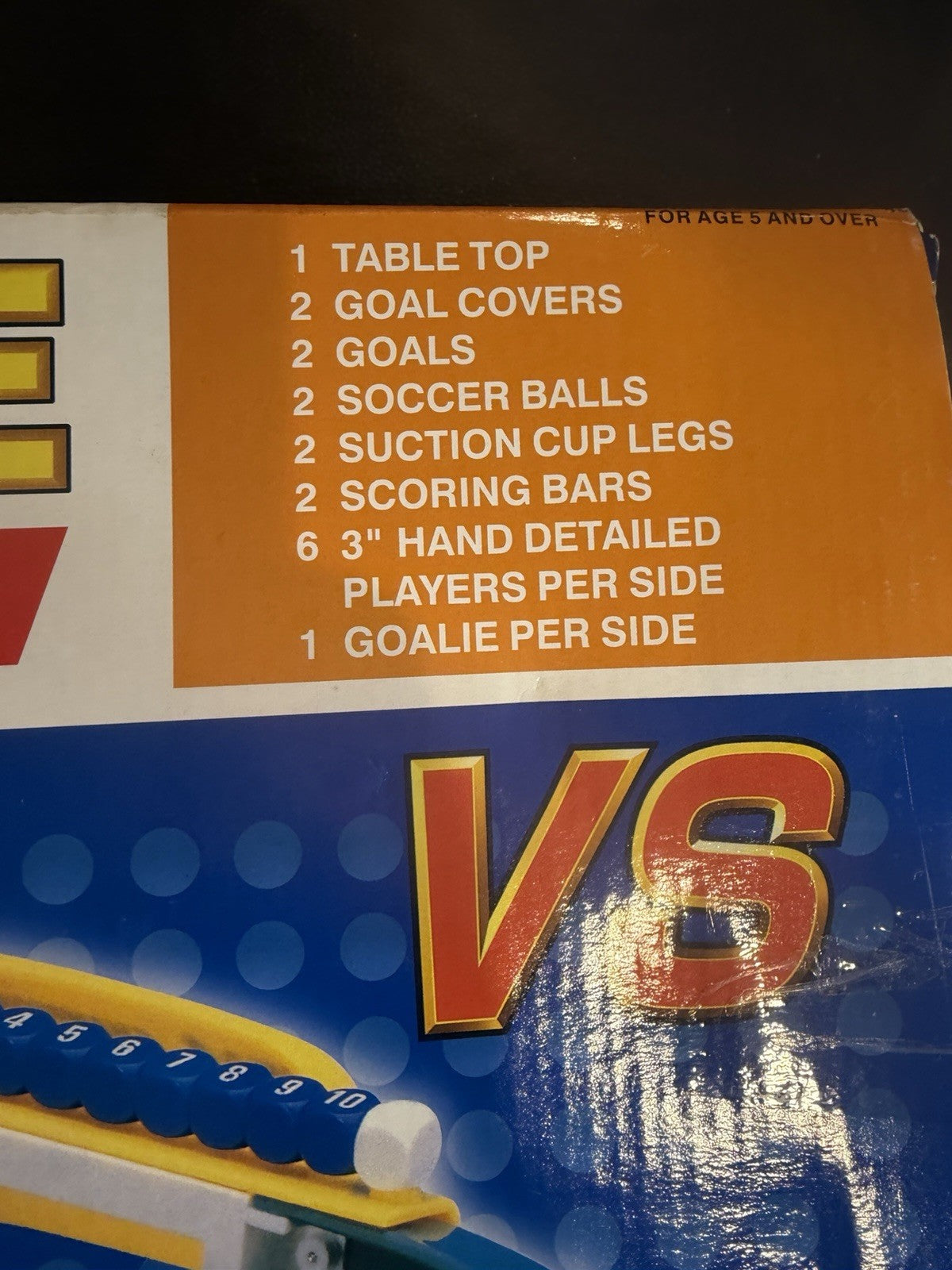 Vintage World Champion Tabletop Soccer Game Real Sports Action New in Box Toy