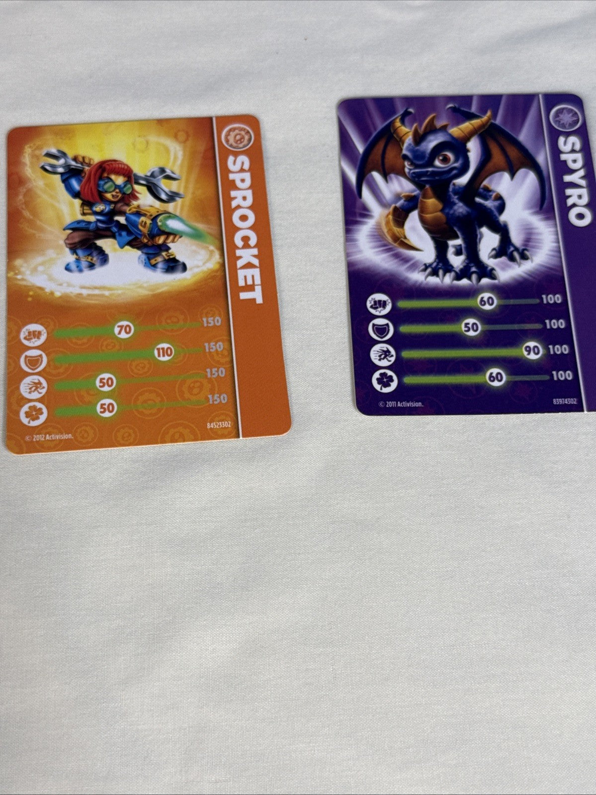 Skylanders Activision Spyros Adventure Bundle of 9 Figures w Collectable Cards