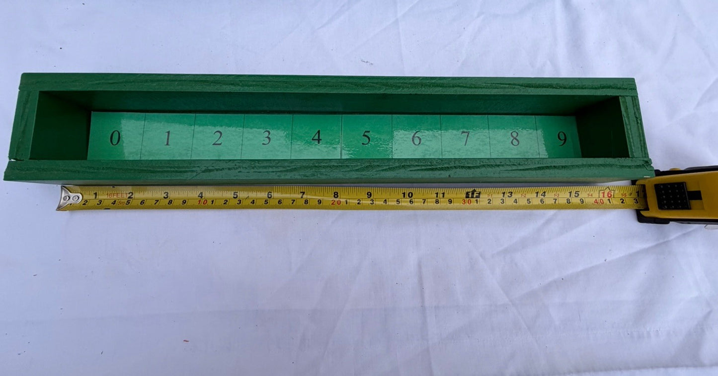 Montessori Number Rods Lot Wooden Boxes Math Learning Set & Assorted Rulers