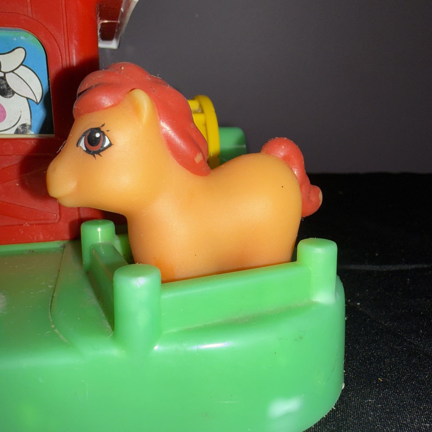 Vintage Playskool Activity Farm 1989 Pop Up Toy Take Along WORKS