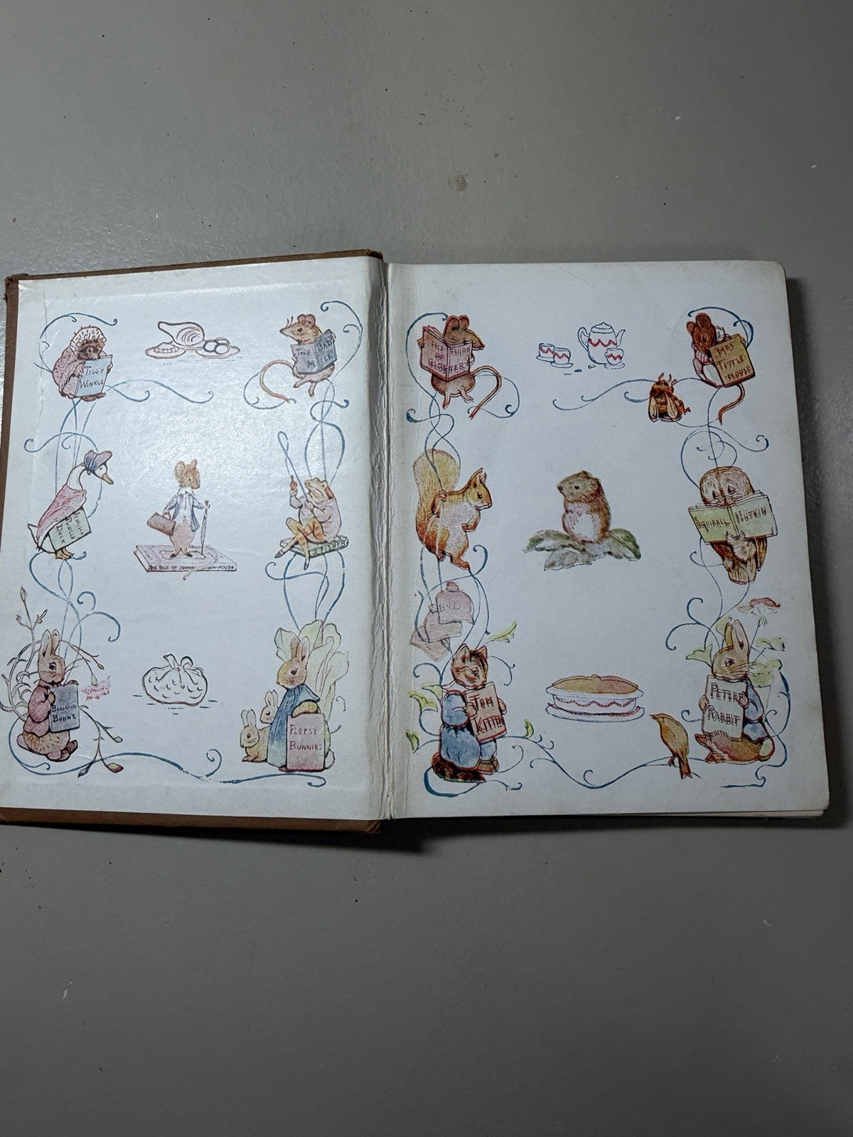 Vintage Beatrix Potter Books Frederick Warne Peter Rabbit Flopsy Bunnies Lot 4
