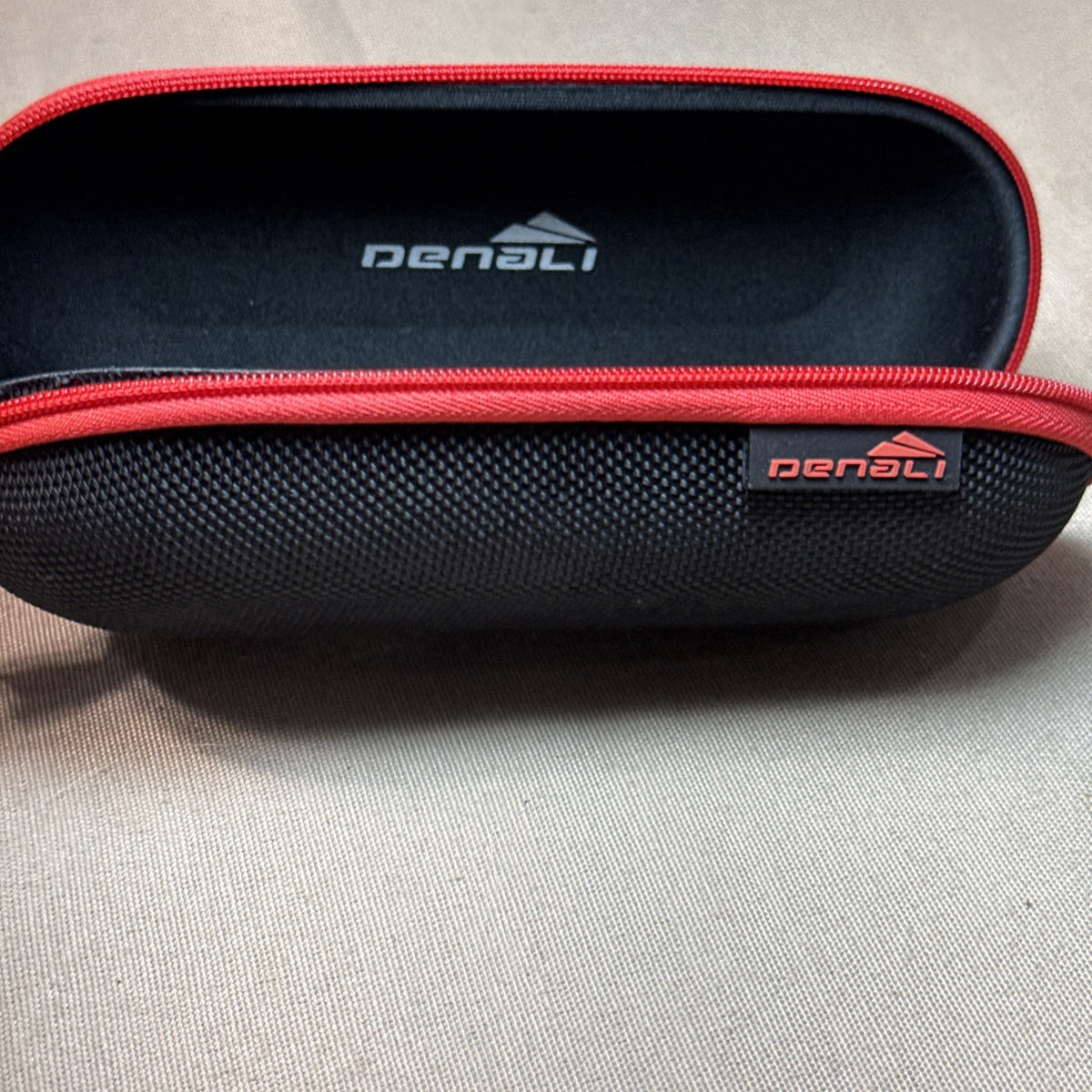 DENALI Elevation Sunglasses Red Gray Eyewear 58/15/135 Case New Sport Wrap Frame