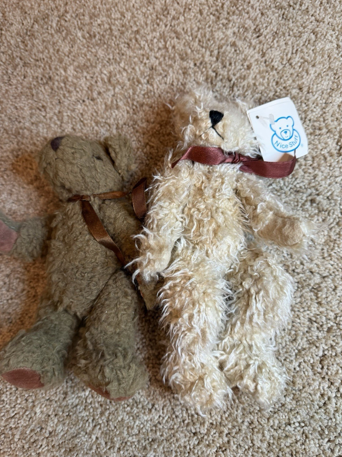 Vintage Teddy Bear Plush Lot 4 Ganz Cottage Collectibles Tagged Stuffed Animals