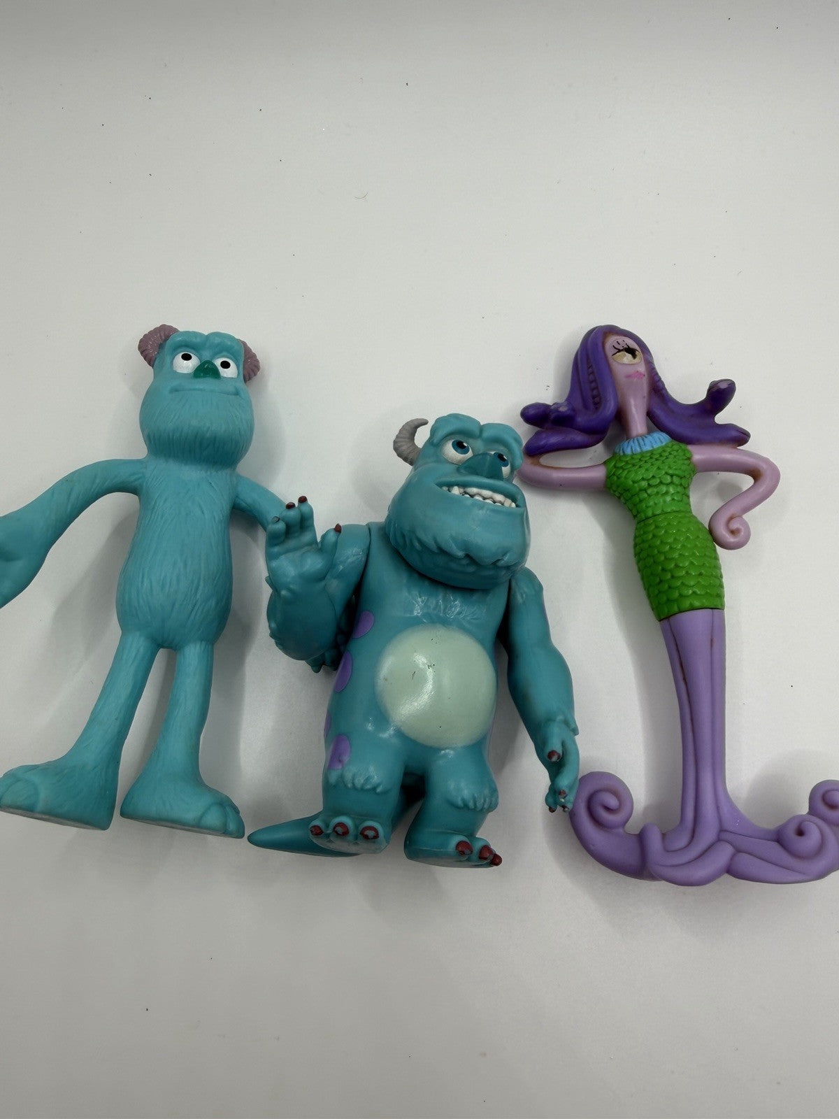 Vintage Disney Pixar Monsters Inc University Figures Lot of 4 Sulley Art Celia
